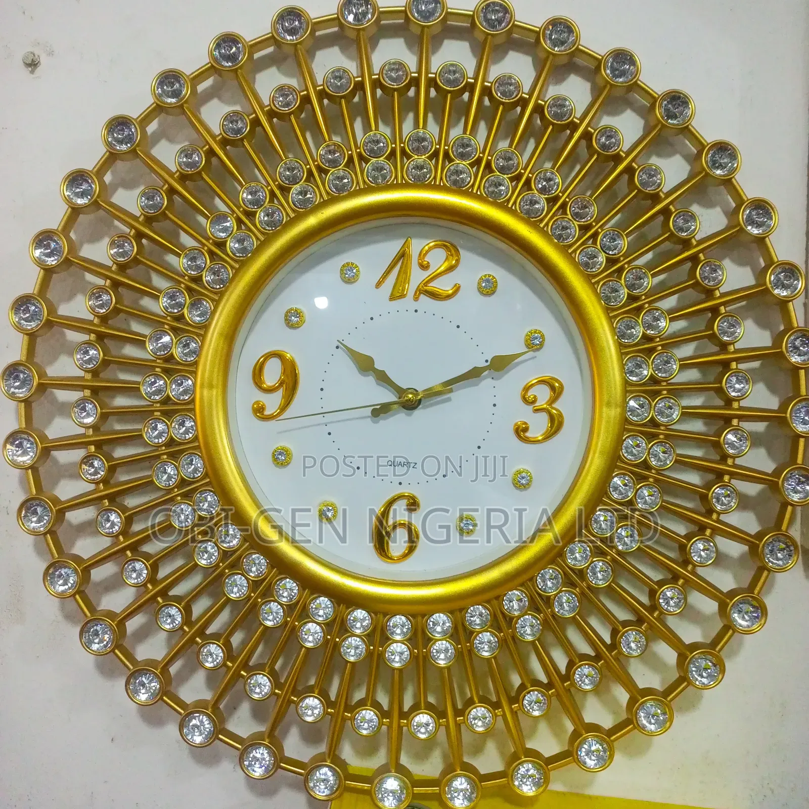 Nice Gold Clock S6262 Set