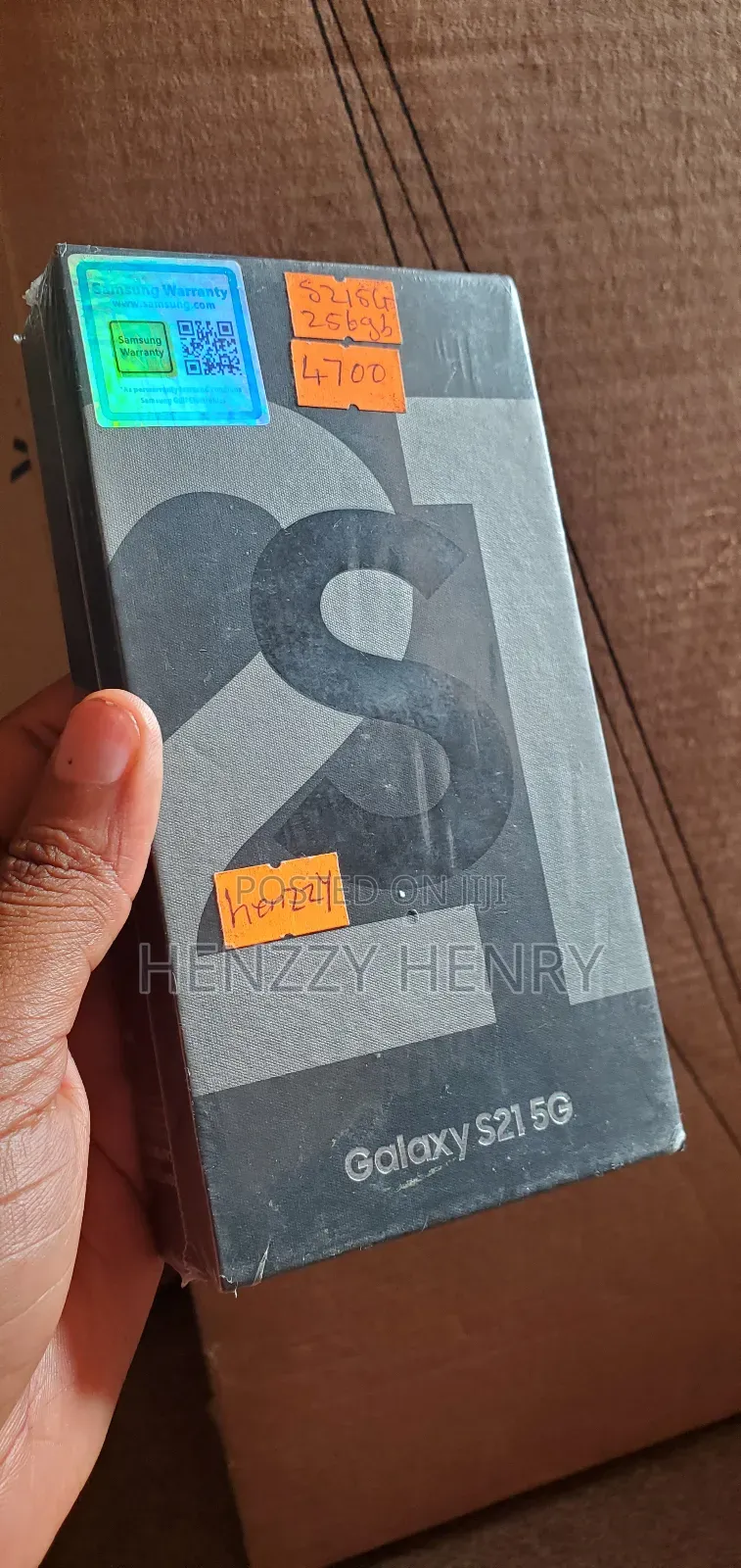 New Samsung Galaxy S21 5G 256 GB Black