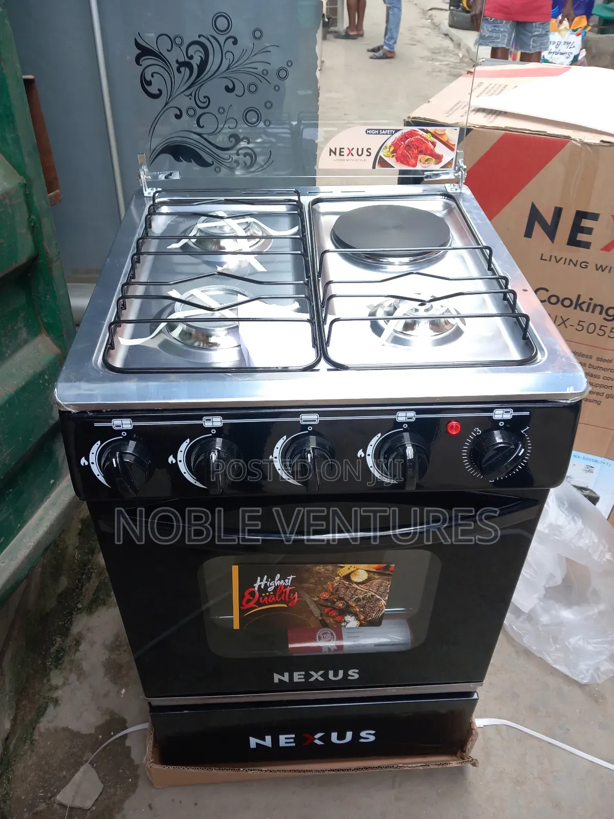 Original Nexus Freestand Electric and Gas Cooker 50x50cm 100 %Copper