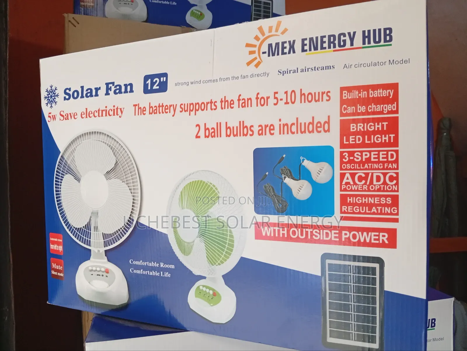 Max Energy Solar Fan