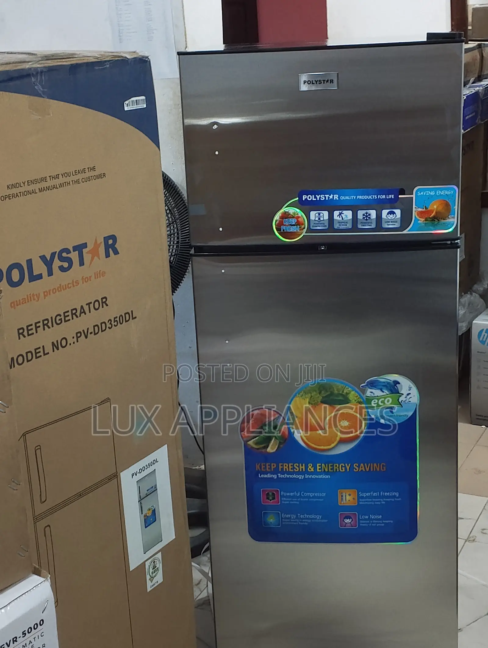 A Polystar 225l Spacious Double Door Refrigerator Is a Compact