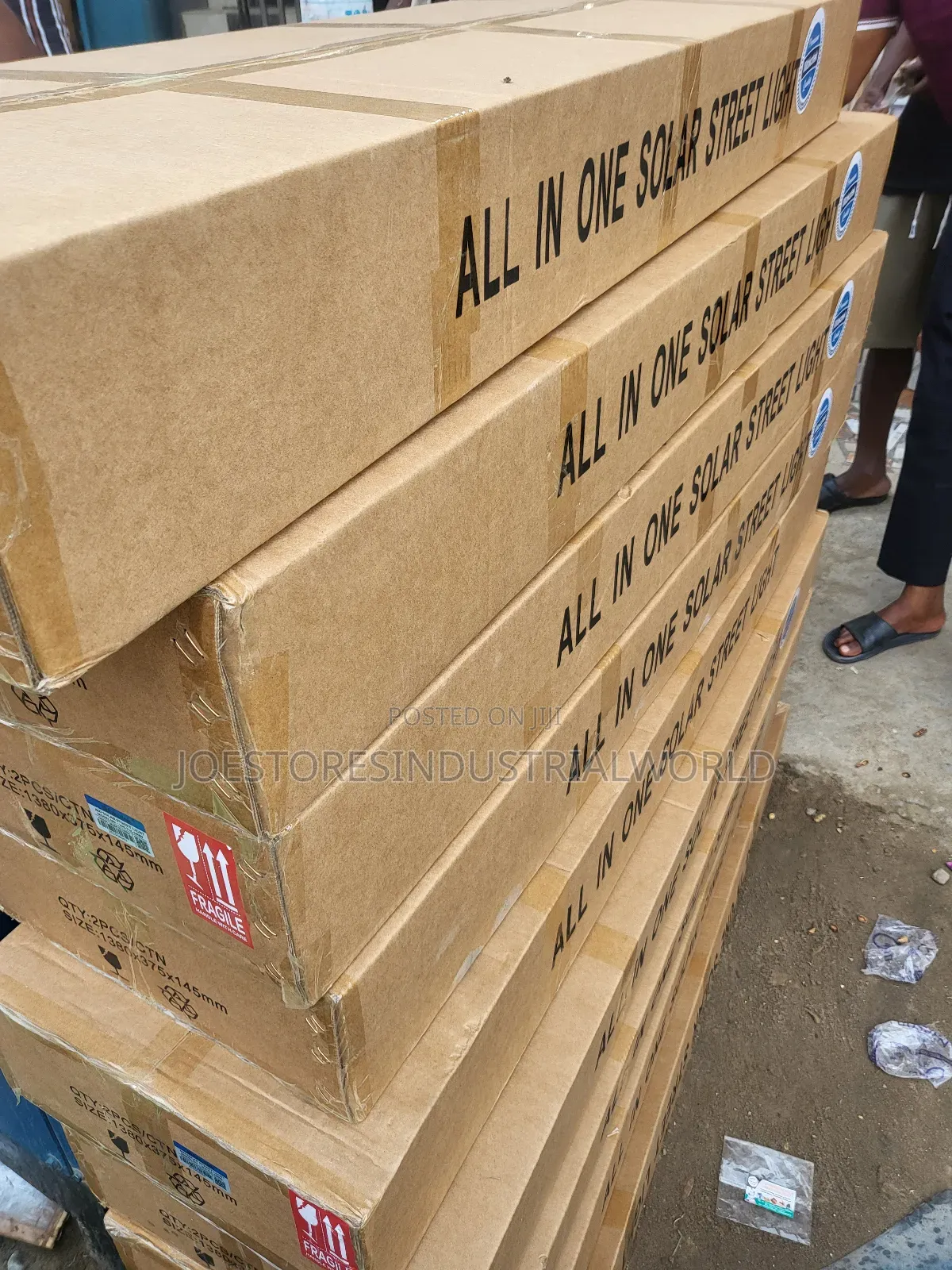All in One Solar Street Light Wakatek 100w