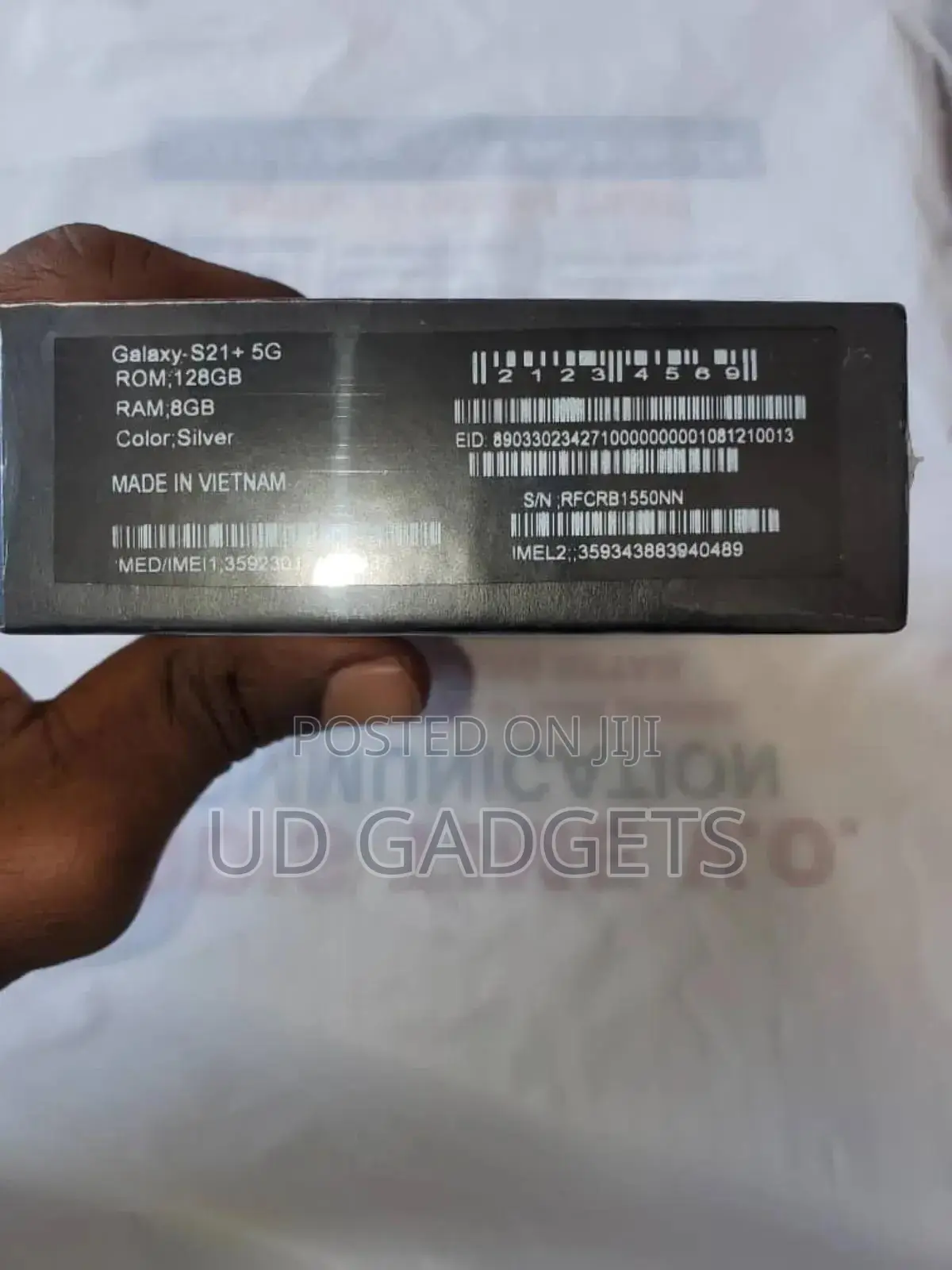 New Samsung Galaxy S21+ 5G 128 GB Silver