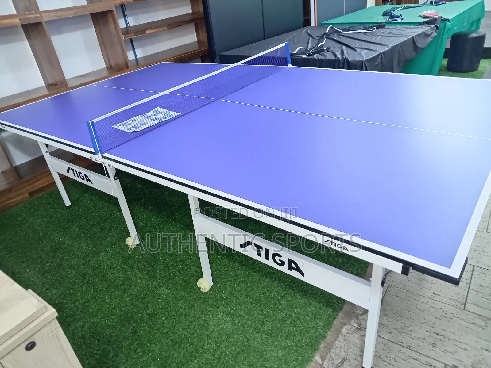 Indoor Stiga Foldable Table Tennis Board With 2pcs Of Bat.