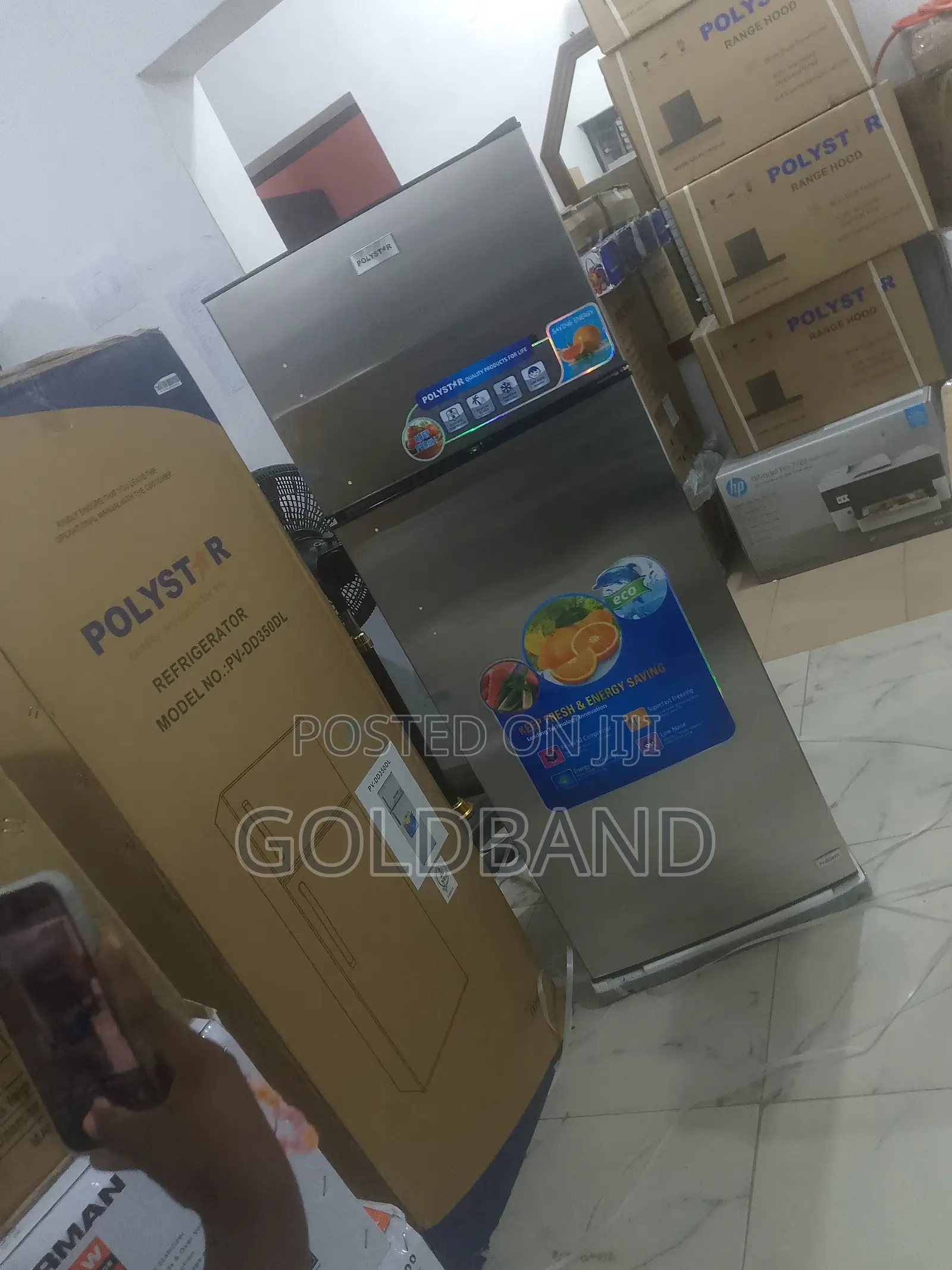 Polystar 225 Litres Double Door Refrigerator – Smart Cooling