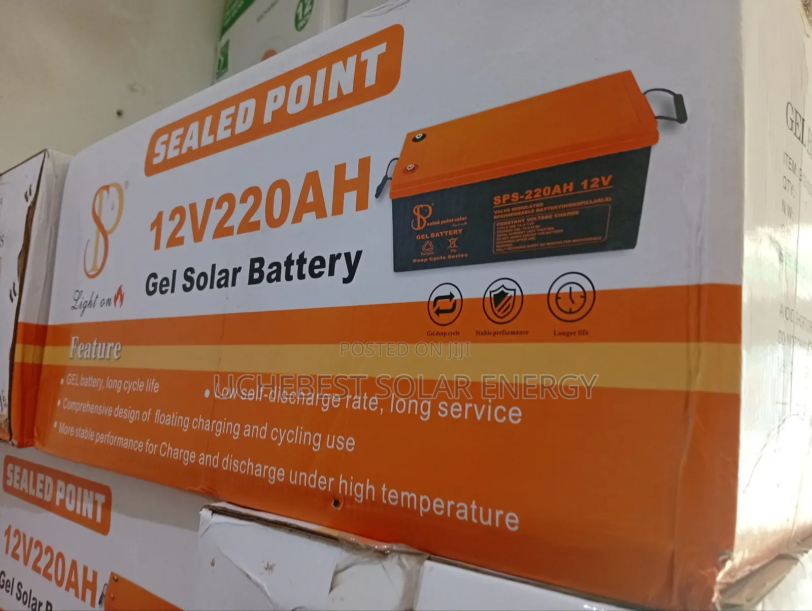 220ah/12v Sealed Point Dry Cell Battery