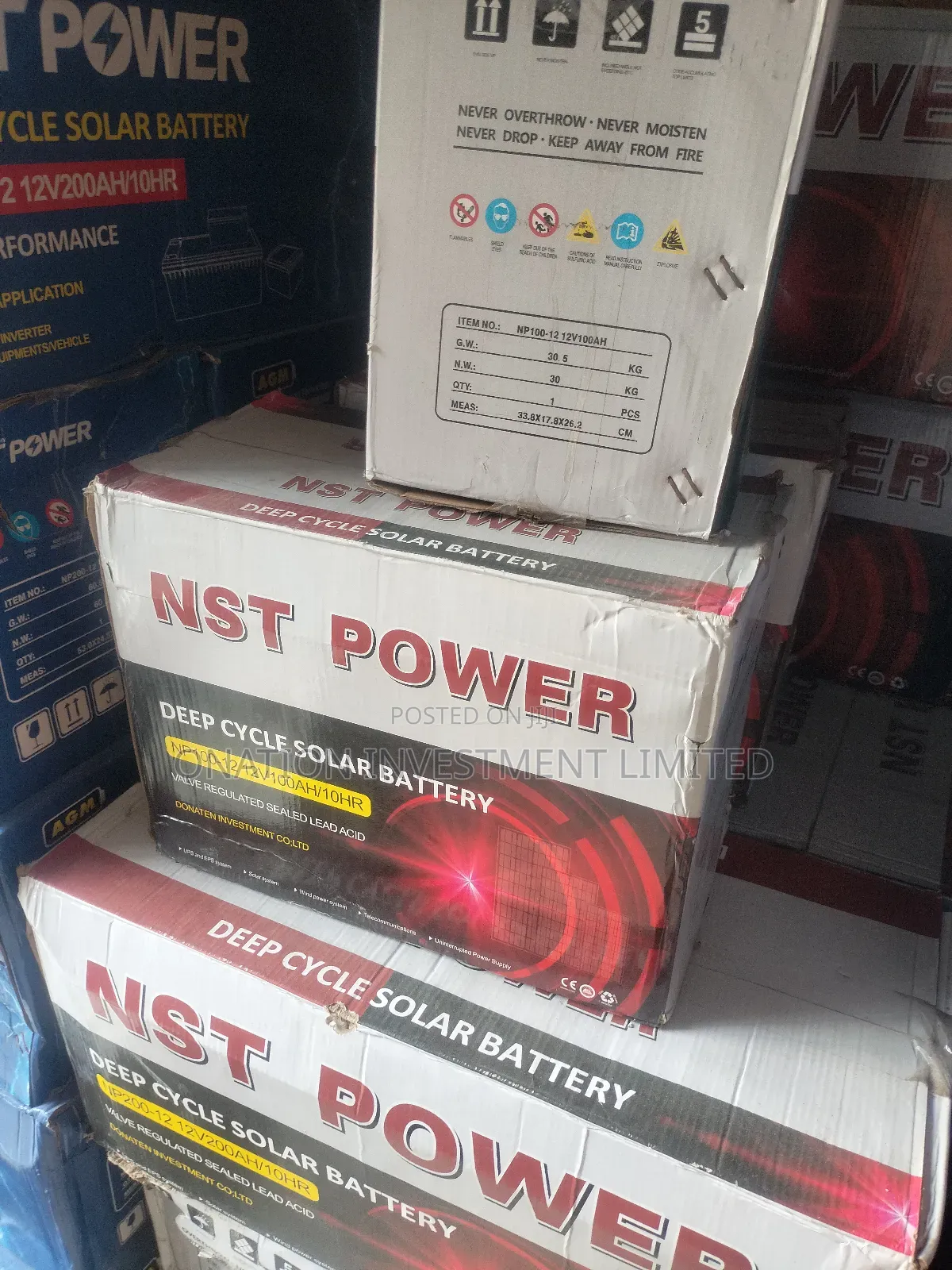 100ah 12v NST Power Deep Cycle Solar Battery