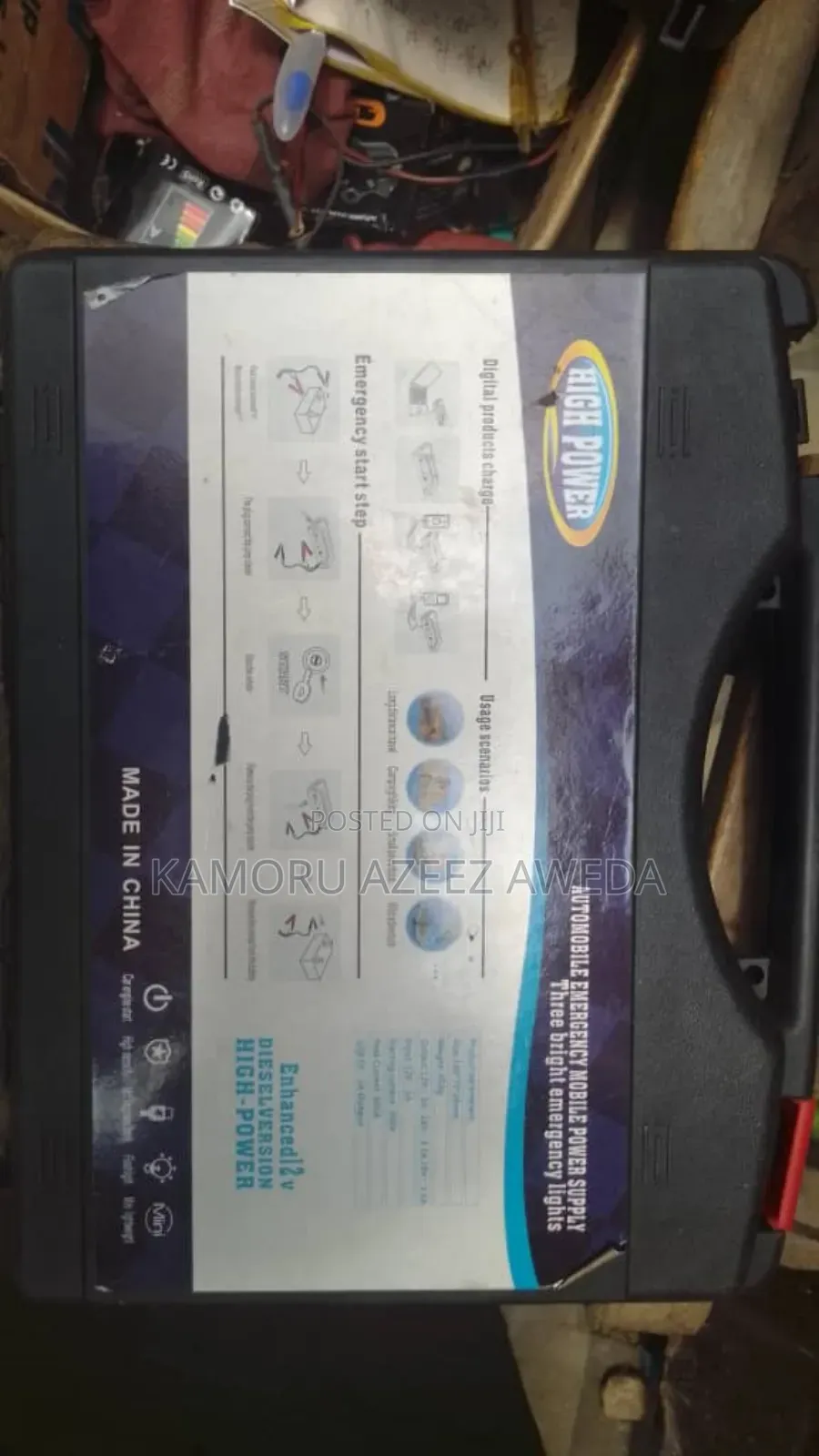 Jump Starter and Pumping Tyre With Accessories