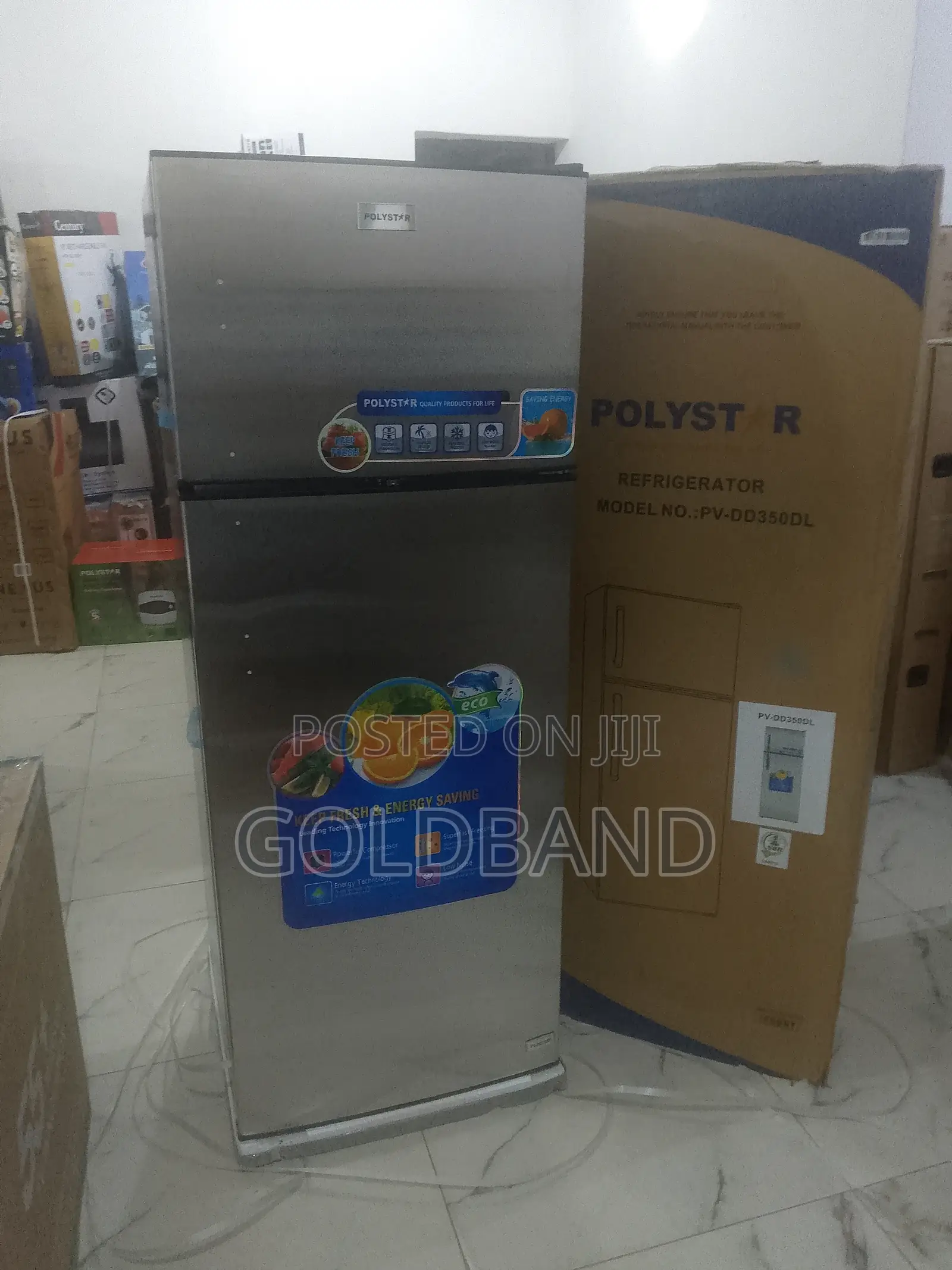 Polystar 225l Double Door Fridge – Eco-Friendly Operation