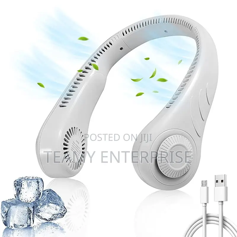 Hands Free Bladeless Neck Fan 360° Cooling
