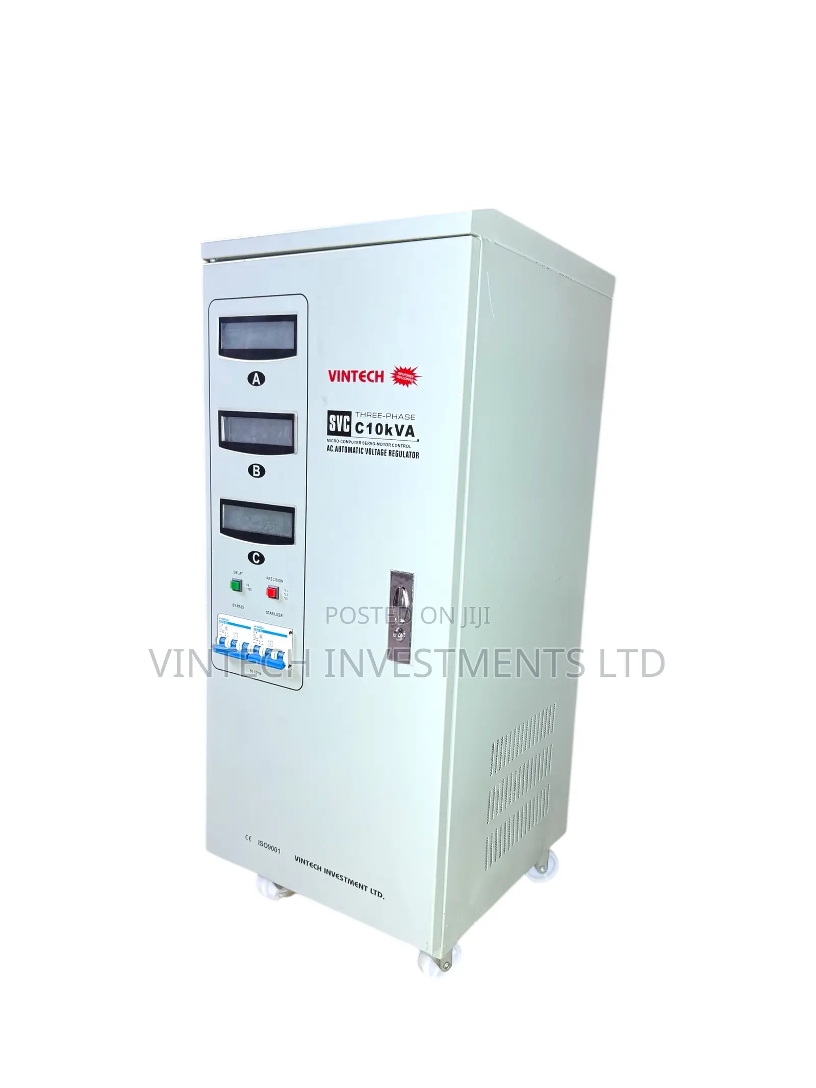 Vintech 10kva 3 Phase Industrial Voltage Regulator 100% Copper