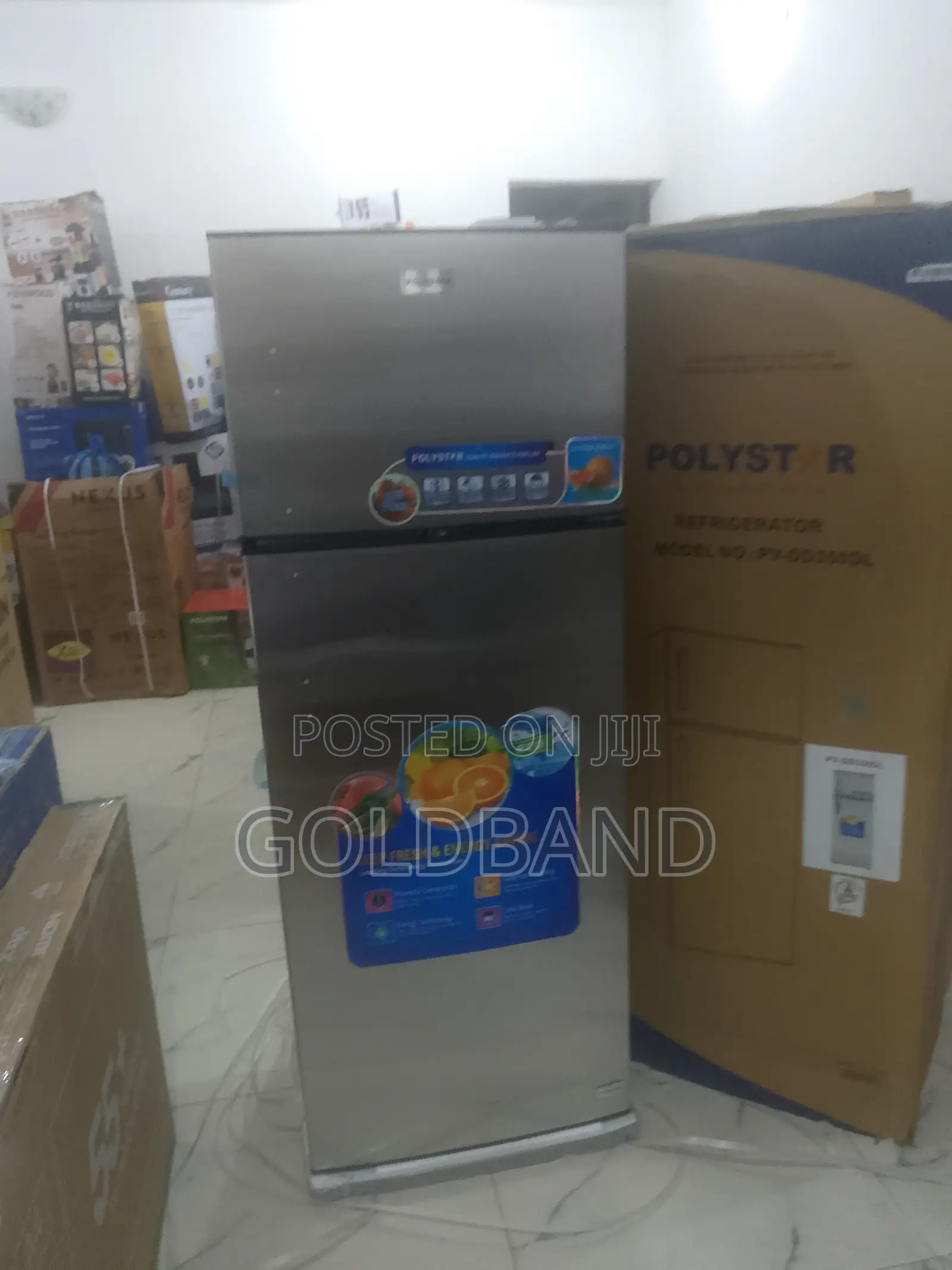 Polystar Double Door 225l Refrigerator – Minimalist Look