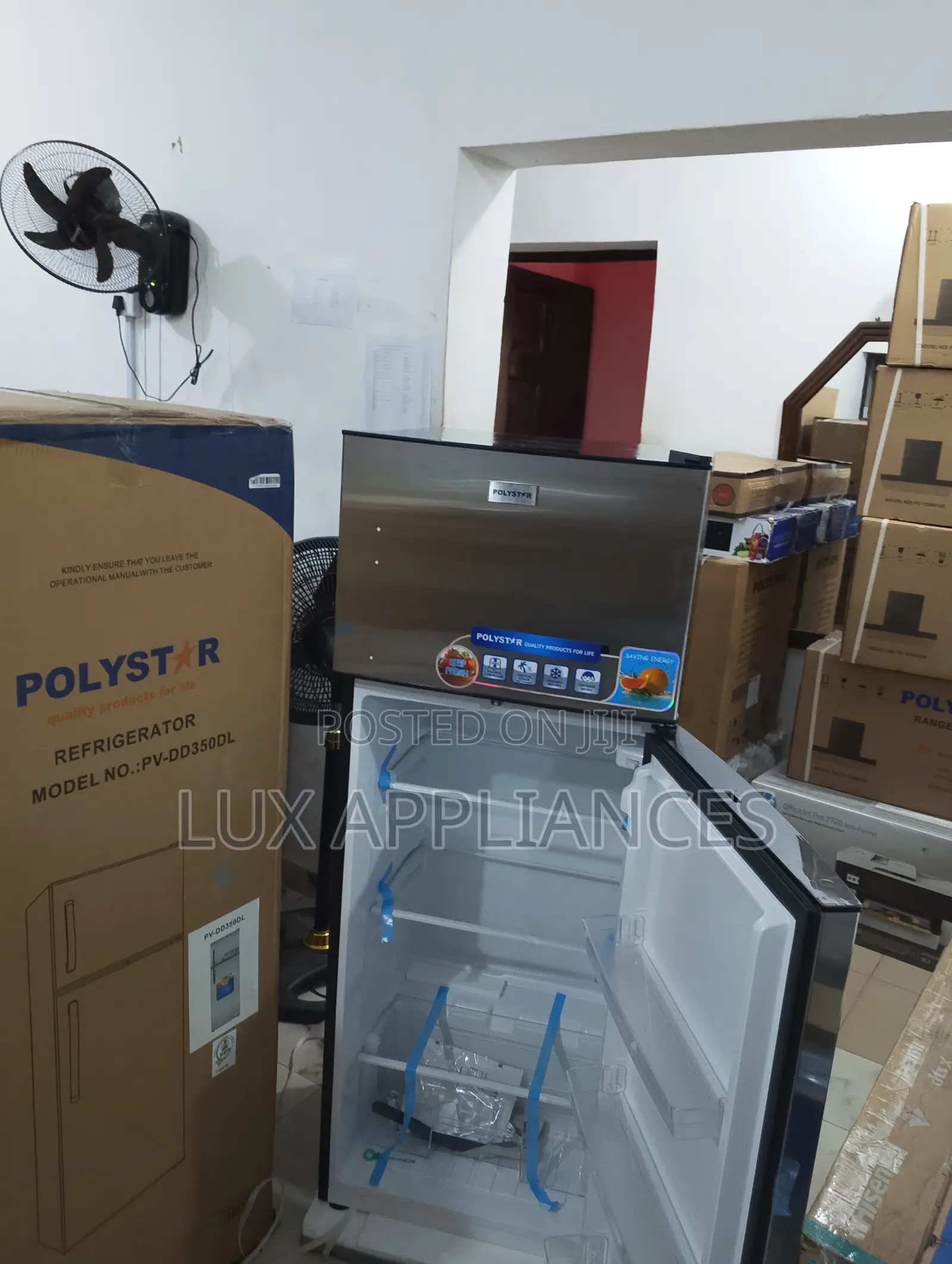 Polystar 225l Family Use Double Door Refrigerator Is a Compact
