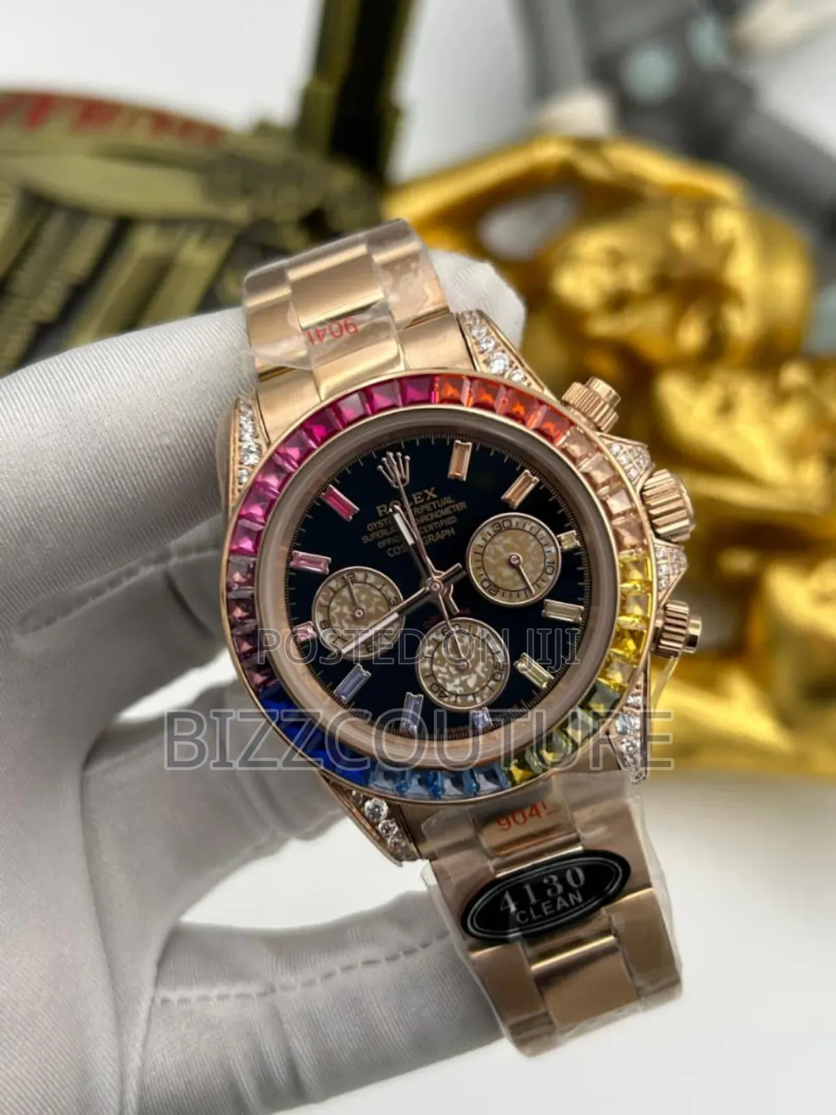 Original Rolex Gold Stainless Steel, Chronograph Watch
