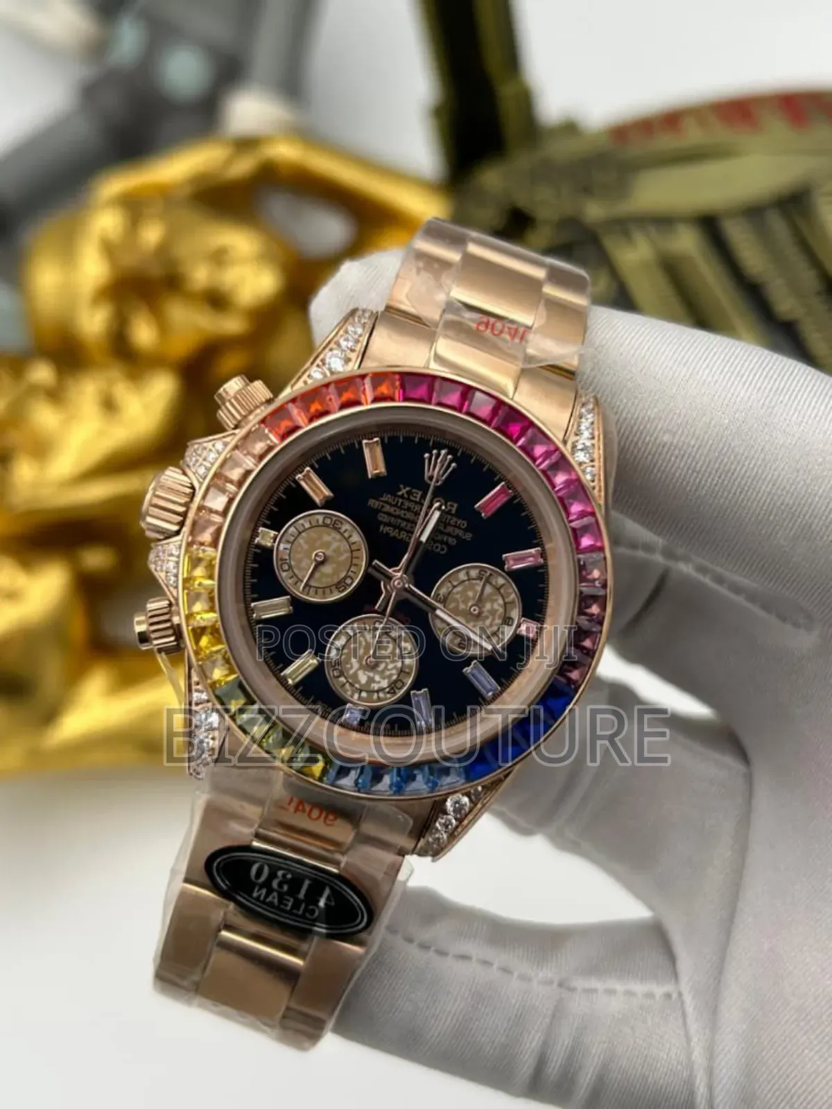 Original Rolex Gold Stainless Steel, Chronograph Watch