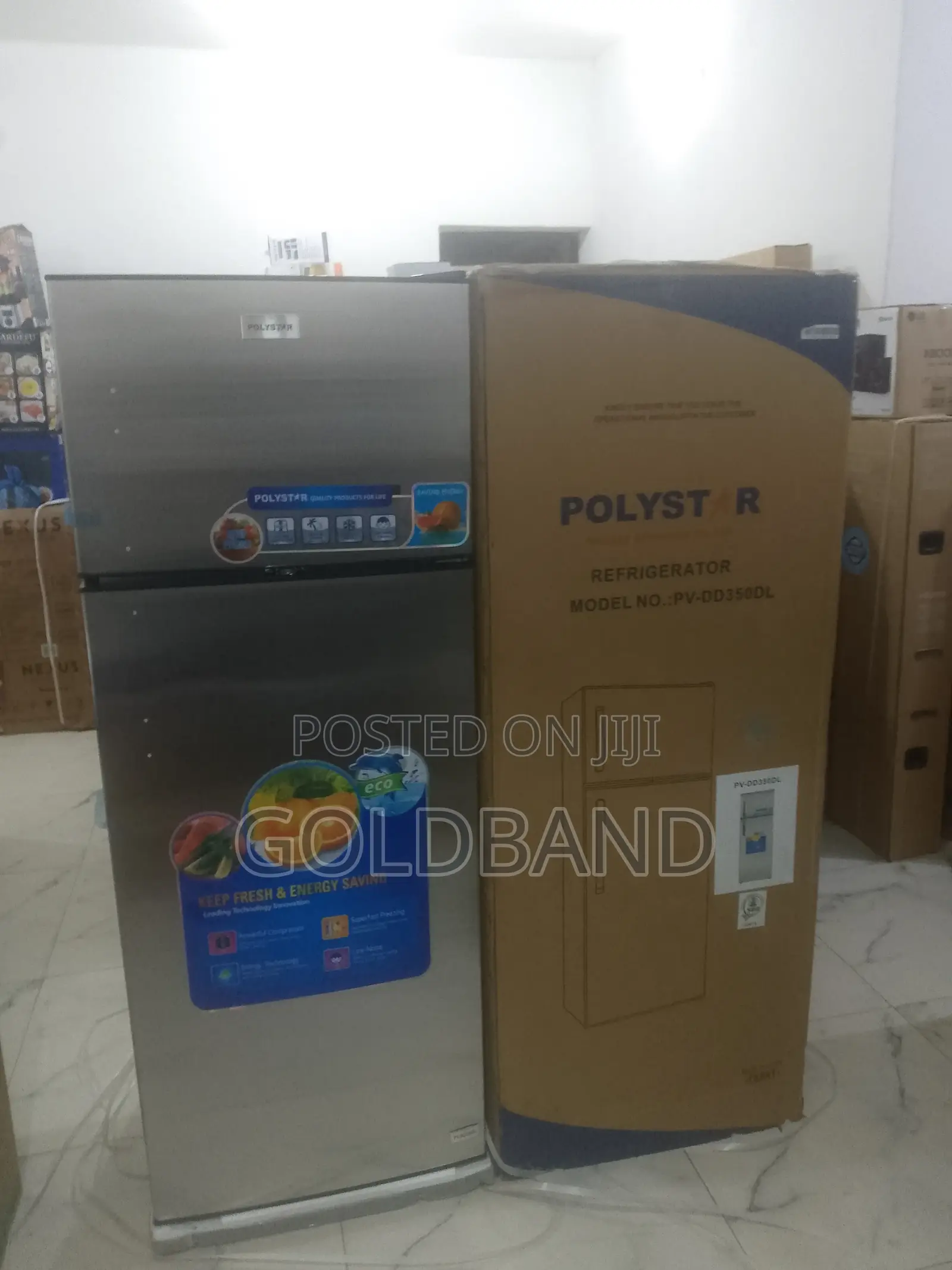 Polystar 225l Double Door Fridge – Contemporary Style