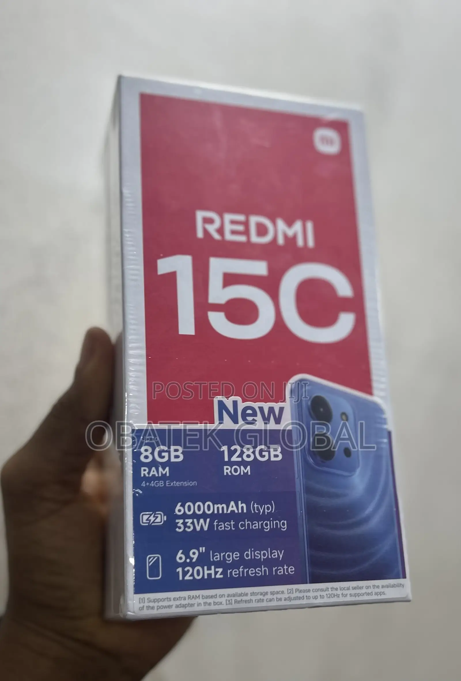 New Xiaomi Redmi 15C 4G 128 GB Blue