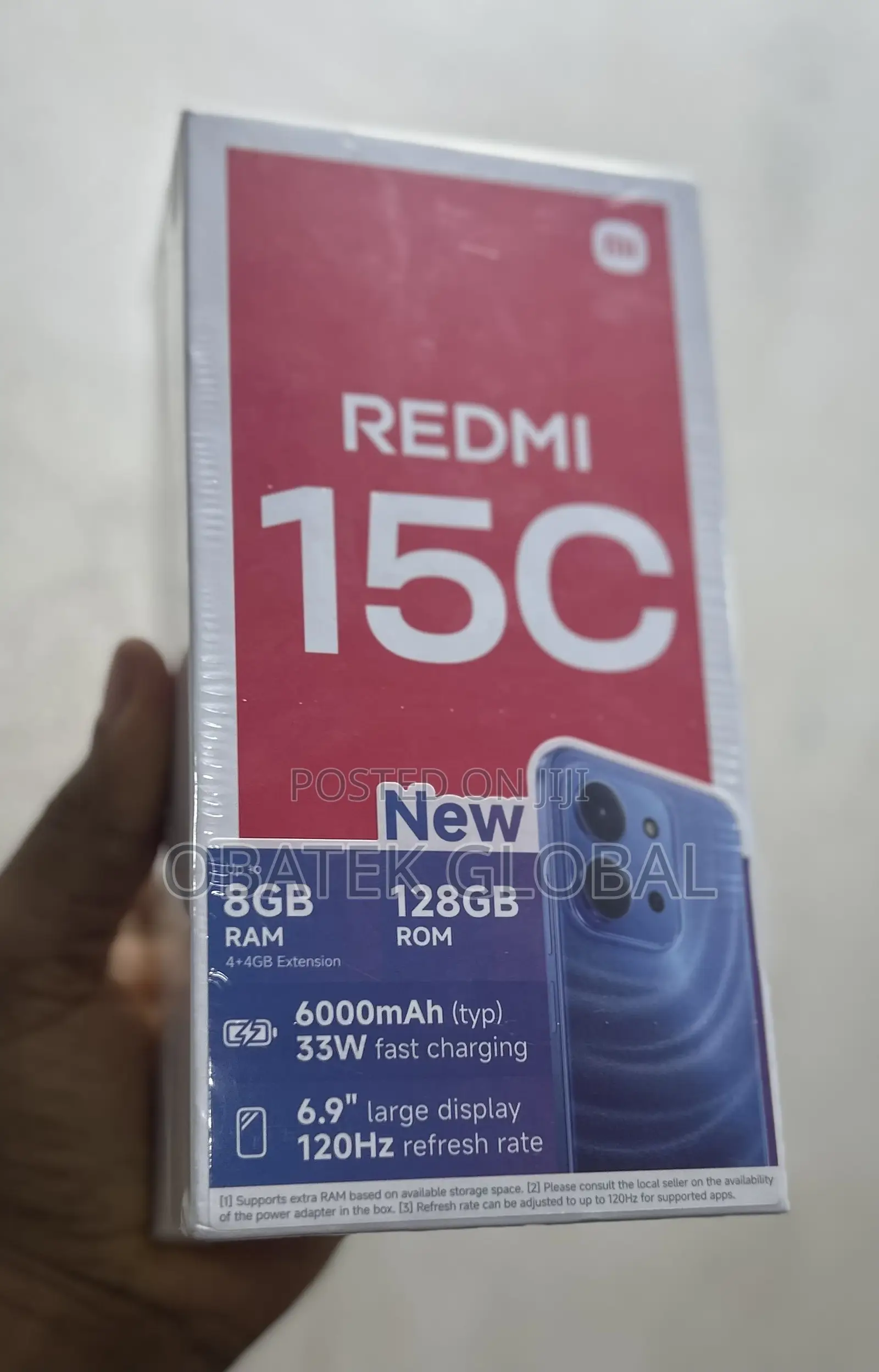 New Xiaomi Redmi 15C 4G 128 GB Blue