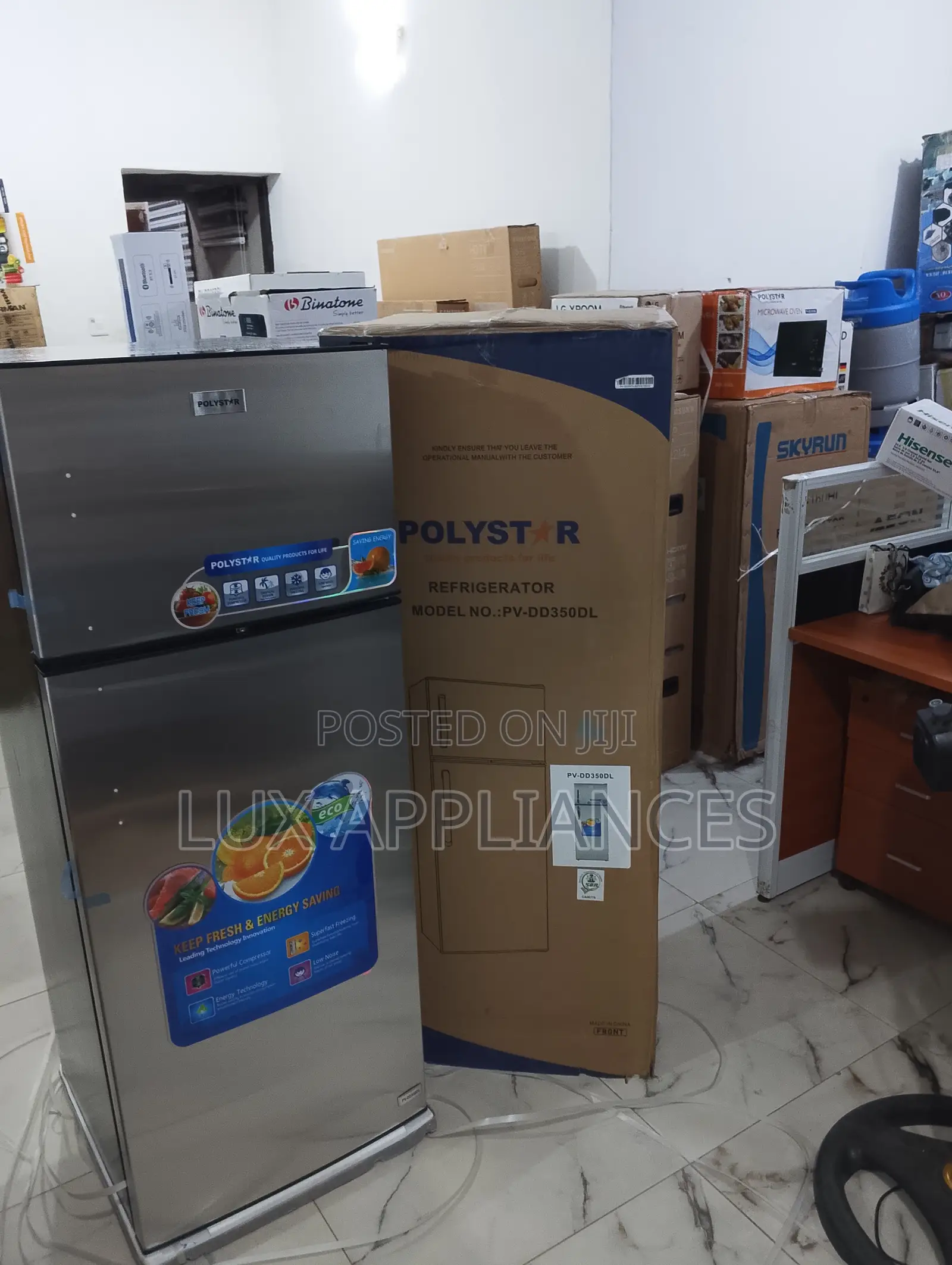 Polystar 225l No Mess Double Door Refrigerator Is a Compact