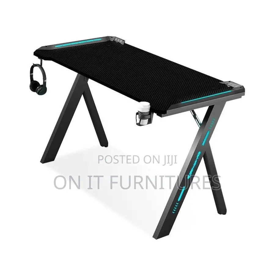 47.2 Inch Gaming Table-v-Shaped Gaming Table Home Office