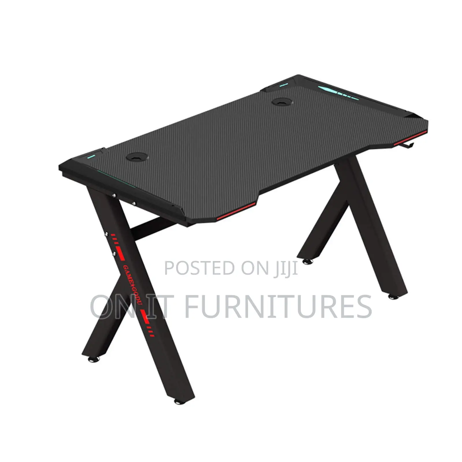 47.2 Inch Gaming Table-v-Shaped Gaming Table Home Office