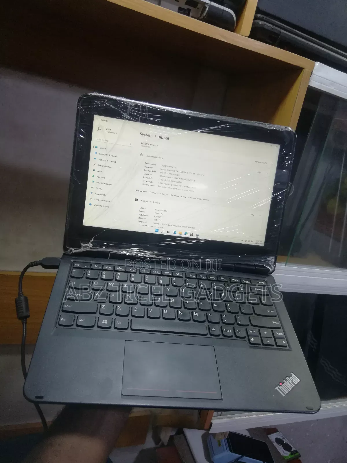Laptop Lenovo ThinkPad 11e 4GB Intel Celeron SSD 128GB