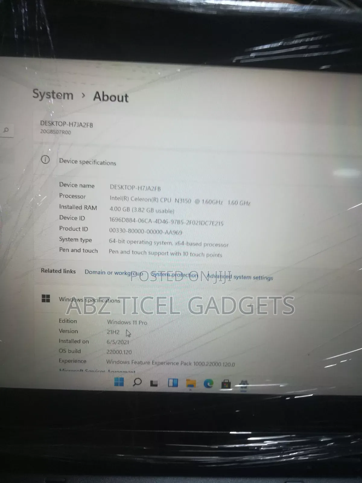 Laptop Lenovo ThinkPad 11e 4GB Intel Celeron SSD 128GB