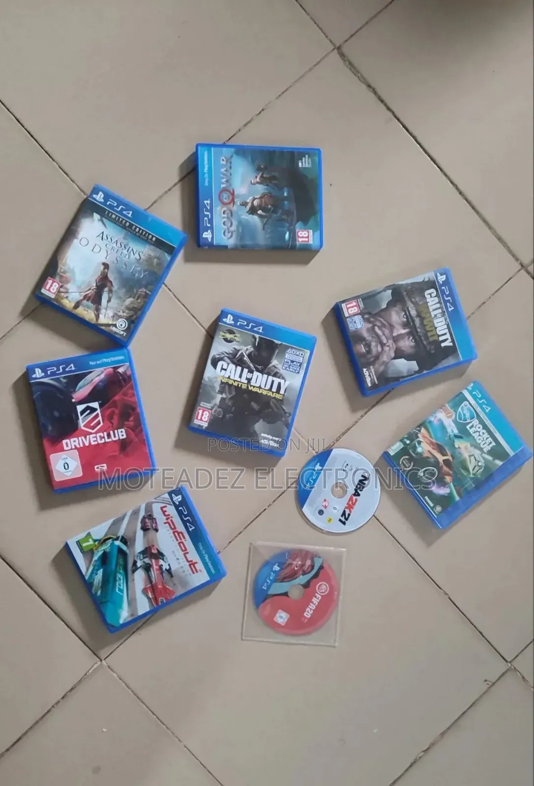 Uk Used Sony Ps4 Game CDS (100% Working)