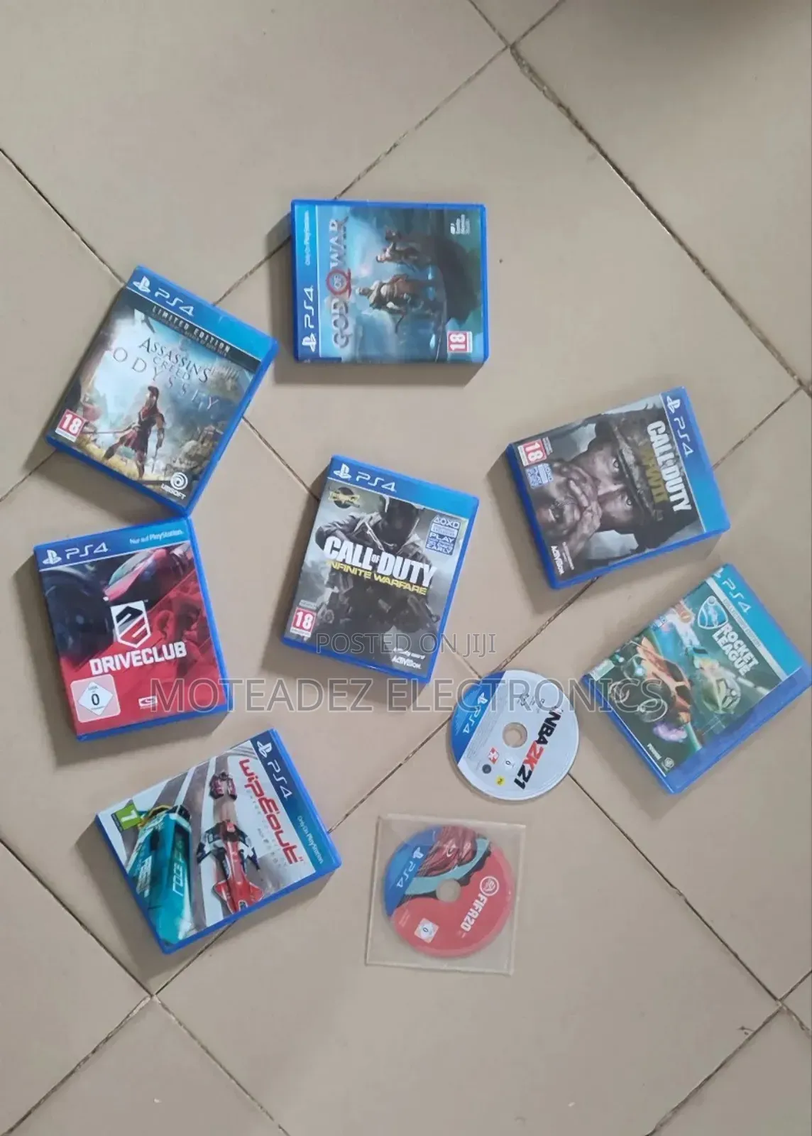 Uk Used Sony Ps4 Game CDS (100% Working)