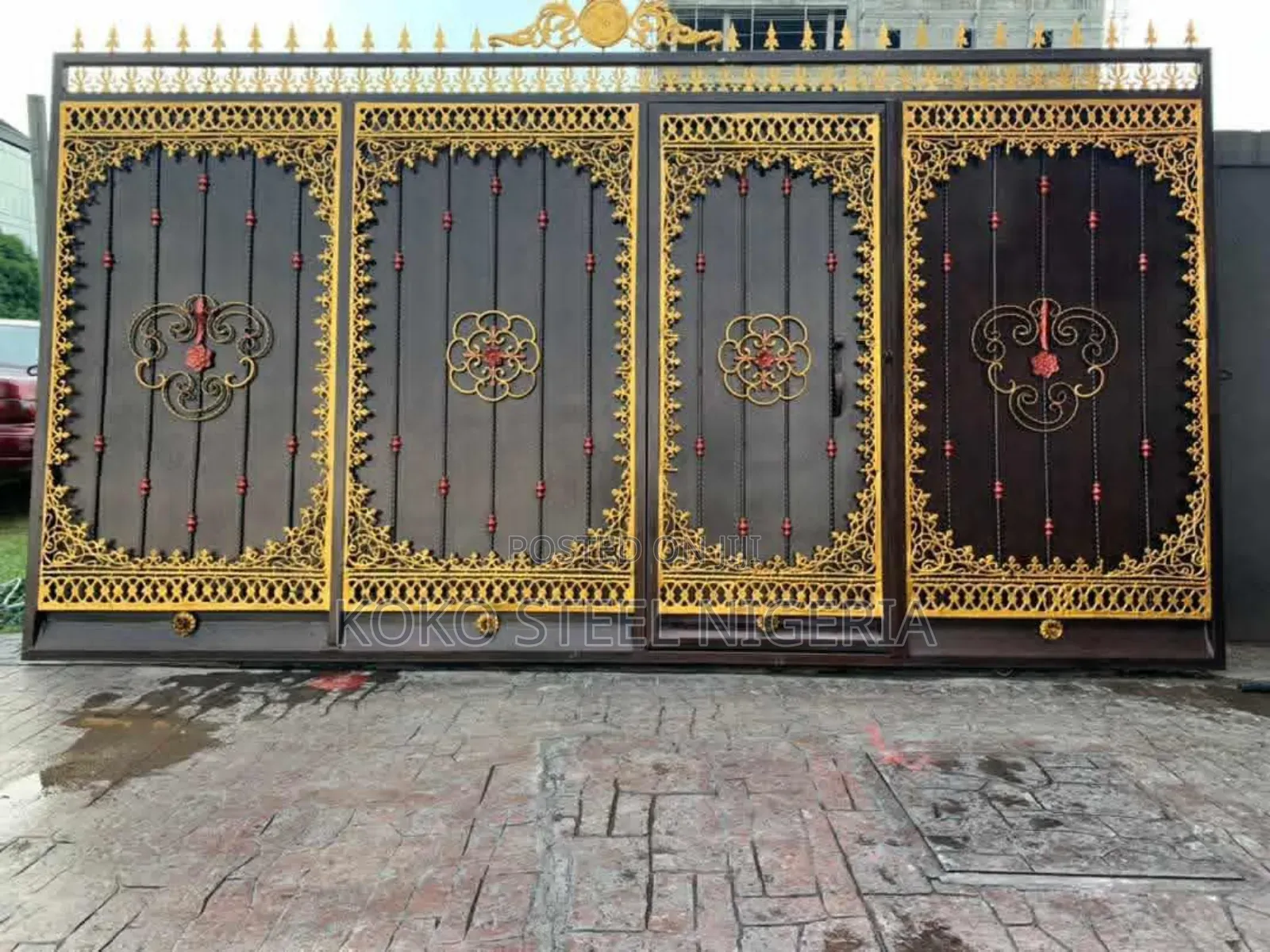 14ft by 8ft Wrought Iron Sliding Gate