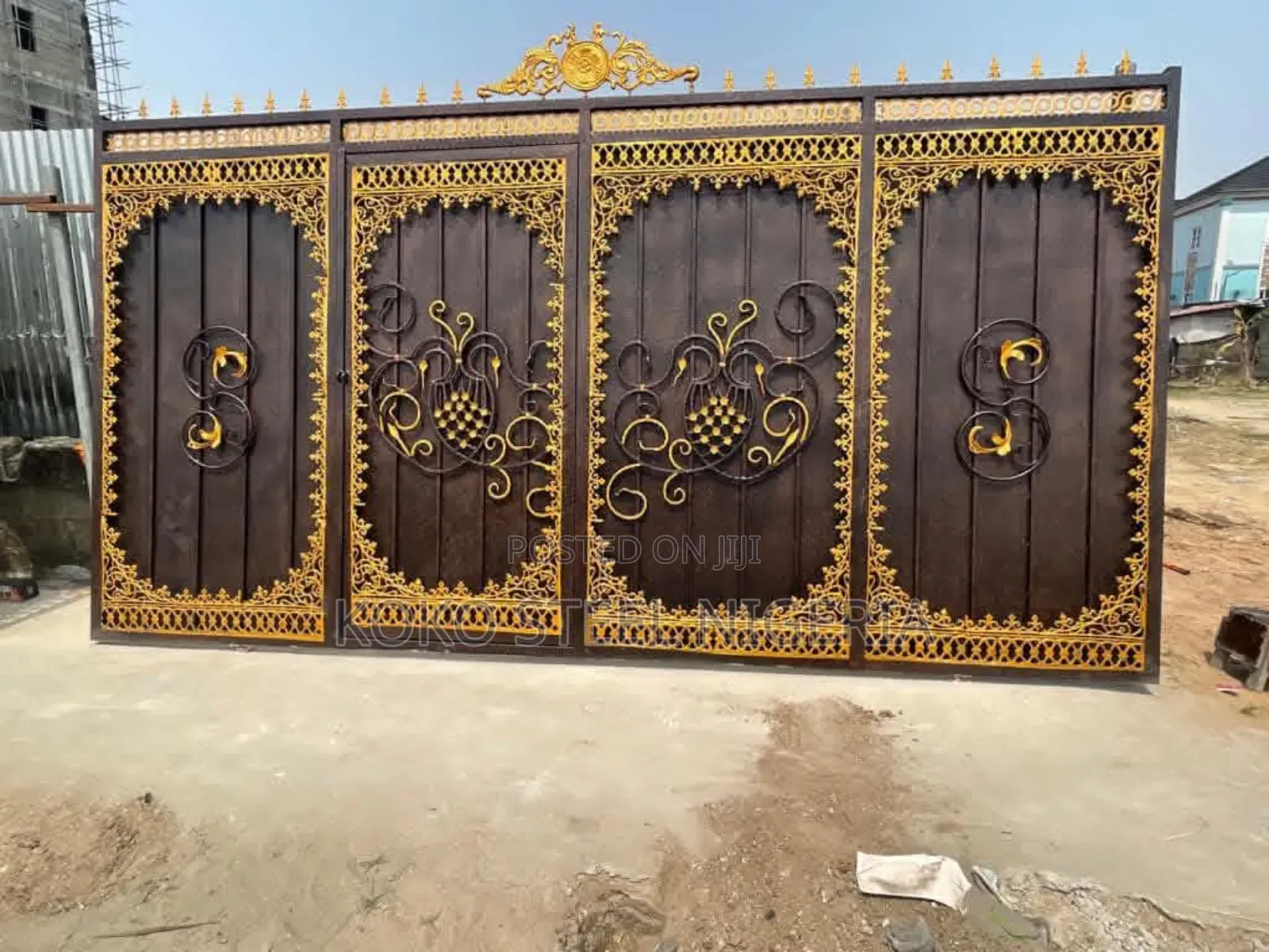 14ft by 8ft Wrought Iron Sliding Gate