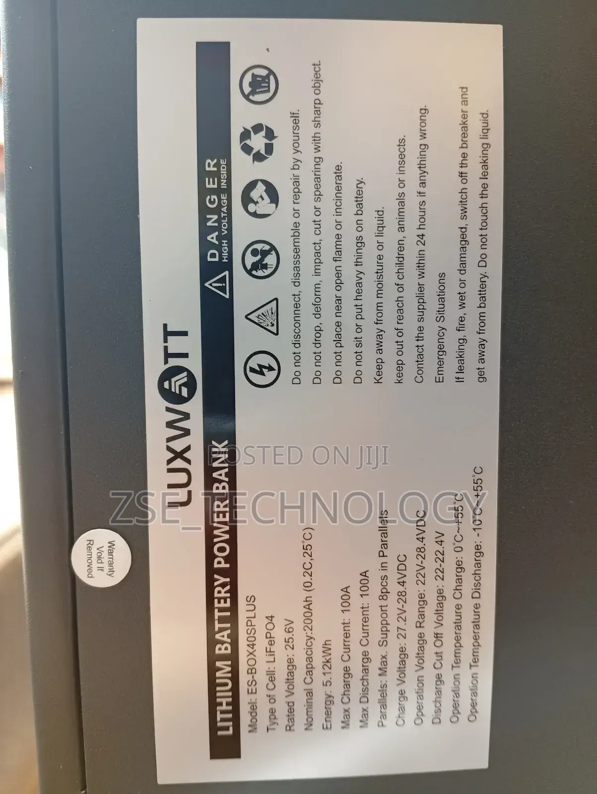 Luxwatt 6kwh Lithium Battery