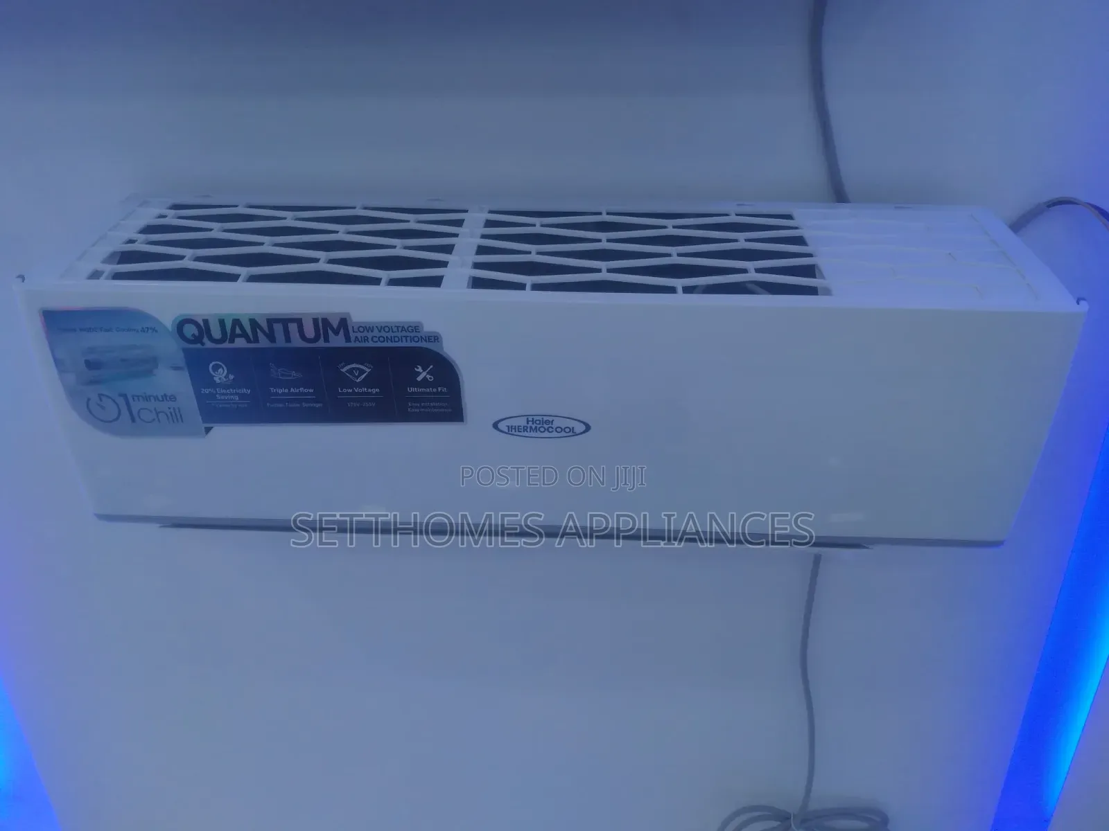 1hp Haier Thermocool Non Inverter Quantum Low Voltage Ac