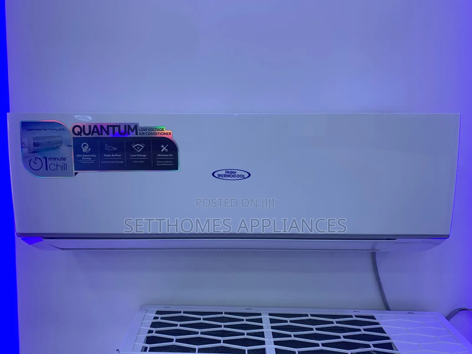 1hp Haier Thermocool Non Inverter Quantum Low Voltage Ac