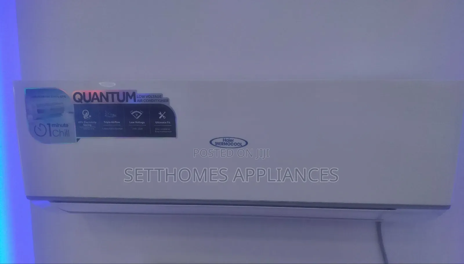 1.5hp Haier Thermocool Non Inverter Quantum Low Voltage Ac