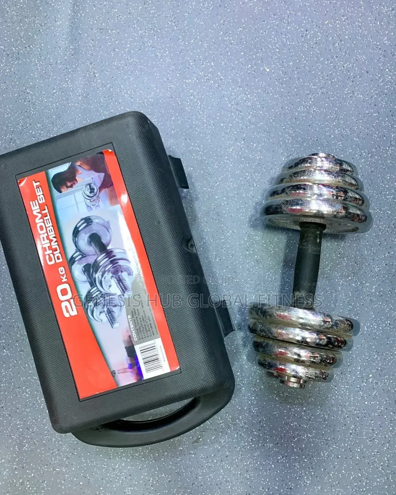 20kg Chrome Dumbell ( A Pair Of 10kg = 20kg Total)
