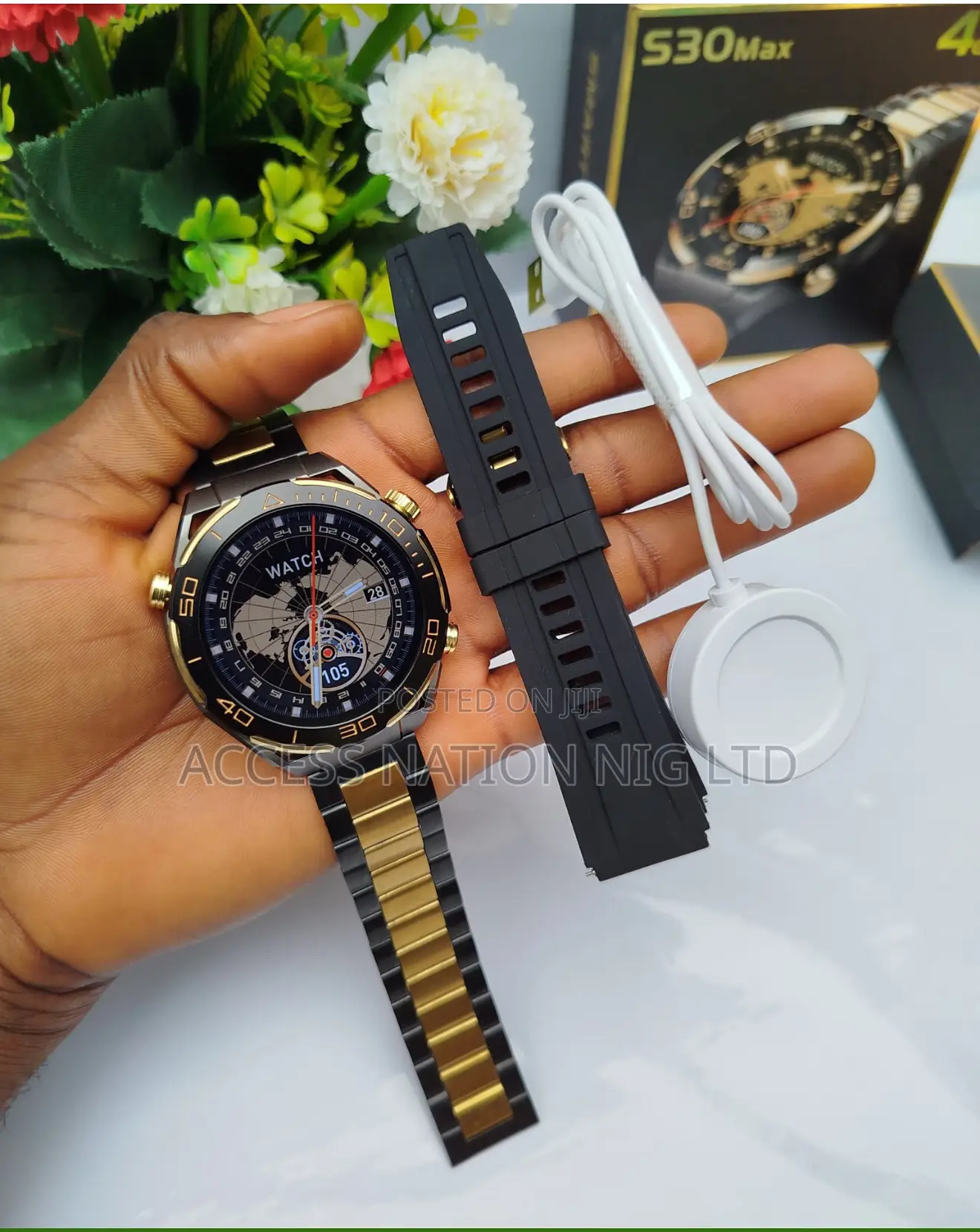 S30 Max Smart Watch 4gb Rom Photo Album Gesture Control Nfc Compass