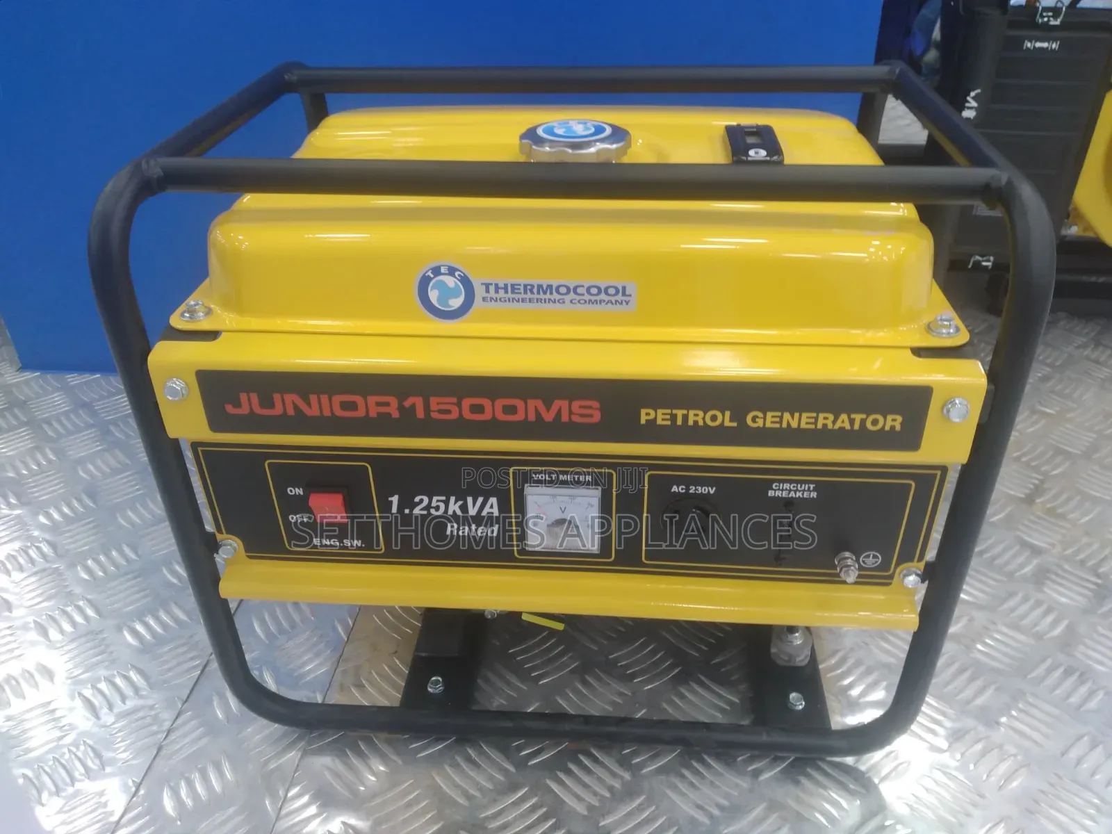 1.25kva/1kw Junior Haier Thermocool Single Phase Petrol Generator.