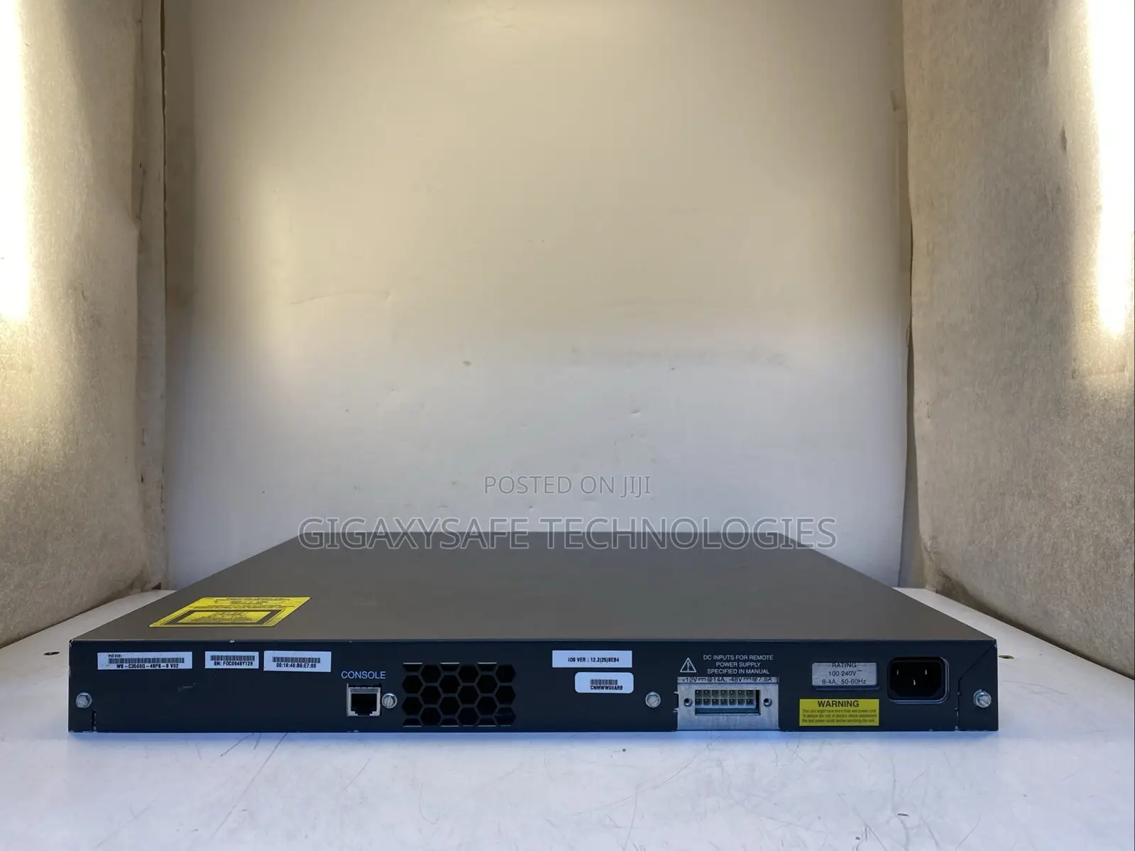 Cisco Ws-C3560g-48ps-S 48 Port Poe 3560g Gigabit Switch