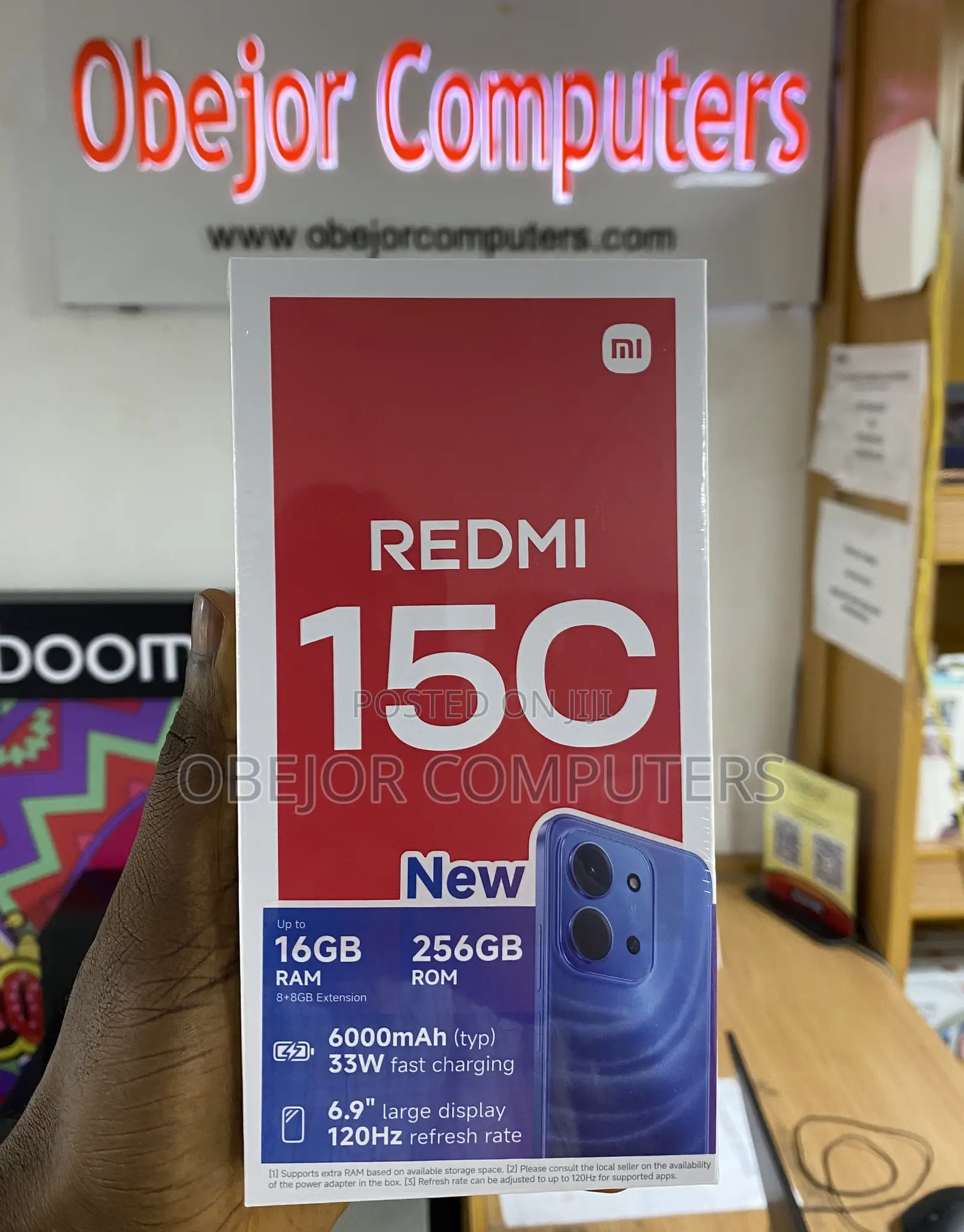 New Xiaomi Redmi 15C 4G 256 GB Black