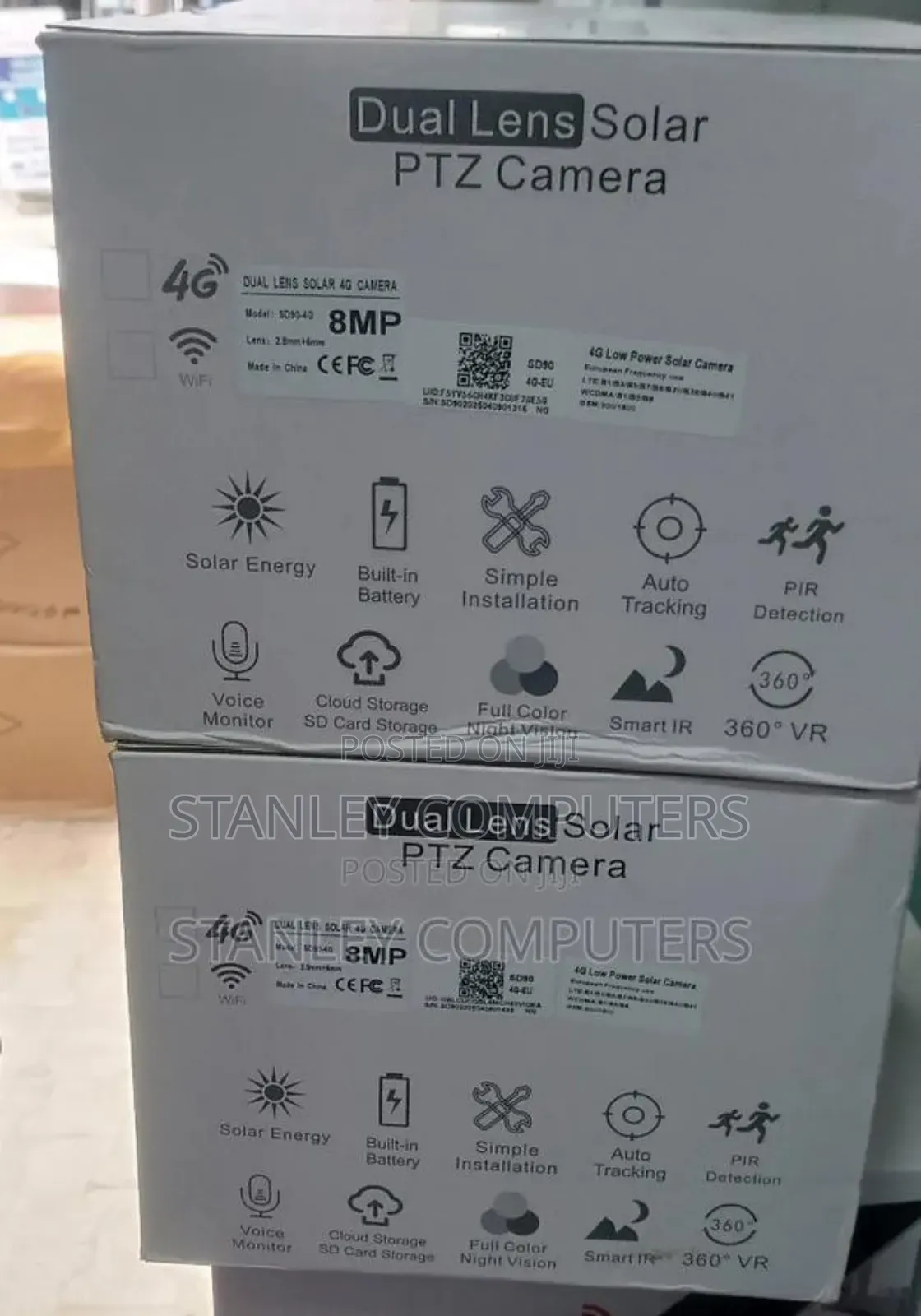 Gz Sony Dual Lens Solar PTZ 8mp Camera