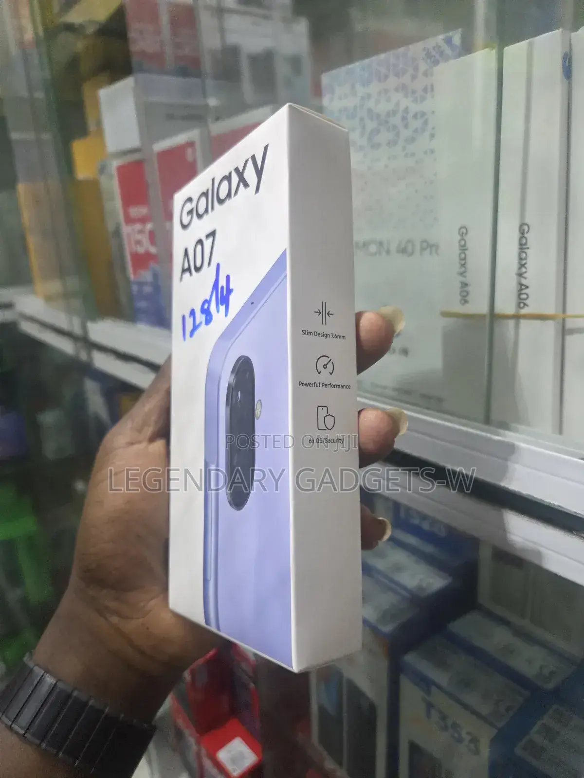 New Samsung Galaxy A07 4G 128 GB Black