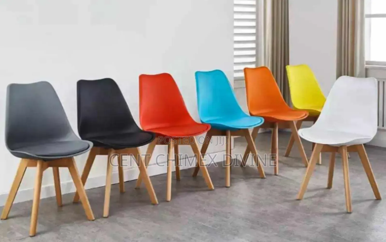 Foreign Wooden Leg Chair for Modern Restaurant