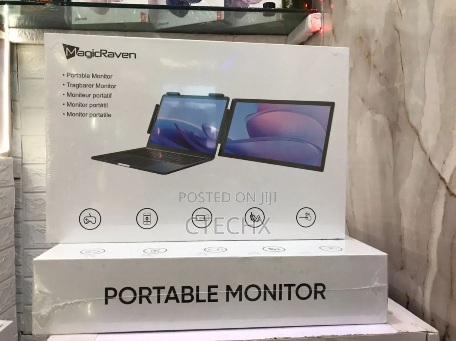 Dual Laptop Screen Extender . Portable Monitor For Laptops 14"-16"