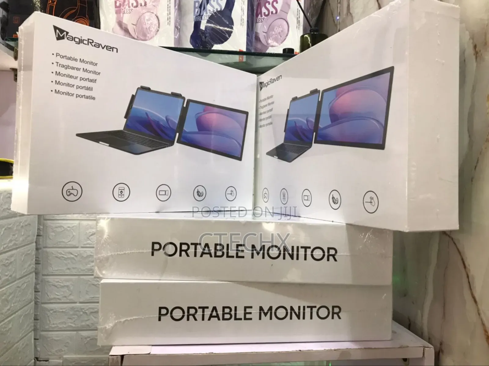 Dual Laptop Screen Extender . Portable Monitor For Laptops 14"-16"