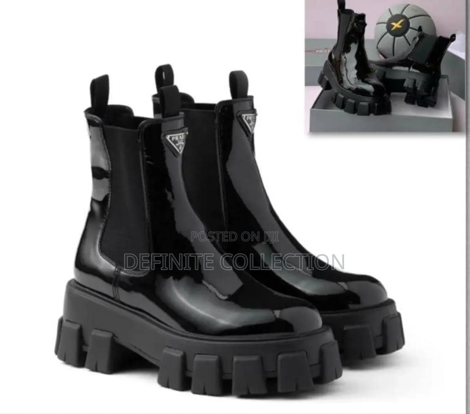 Prada Luxury High Top Boot
