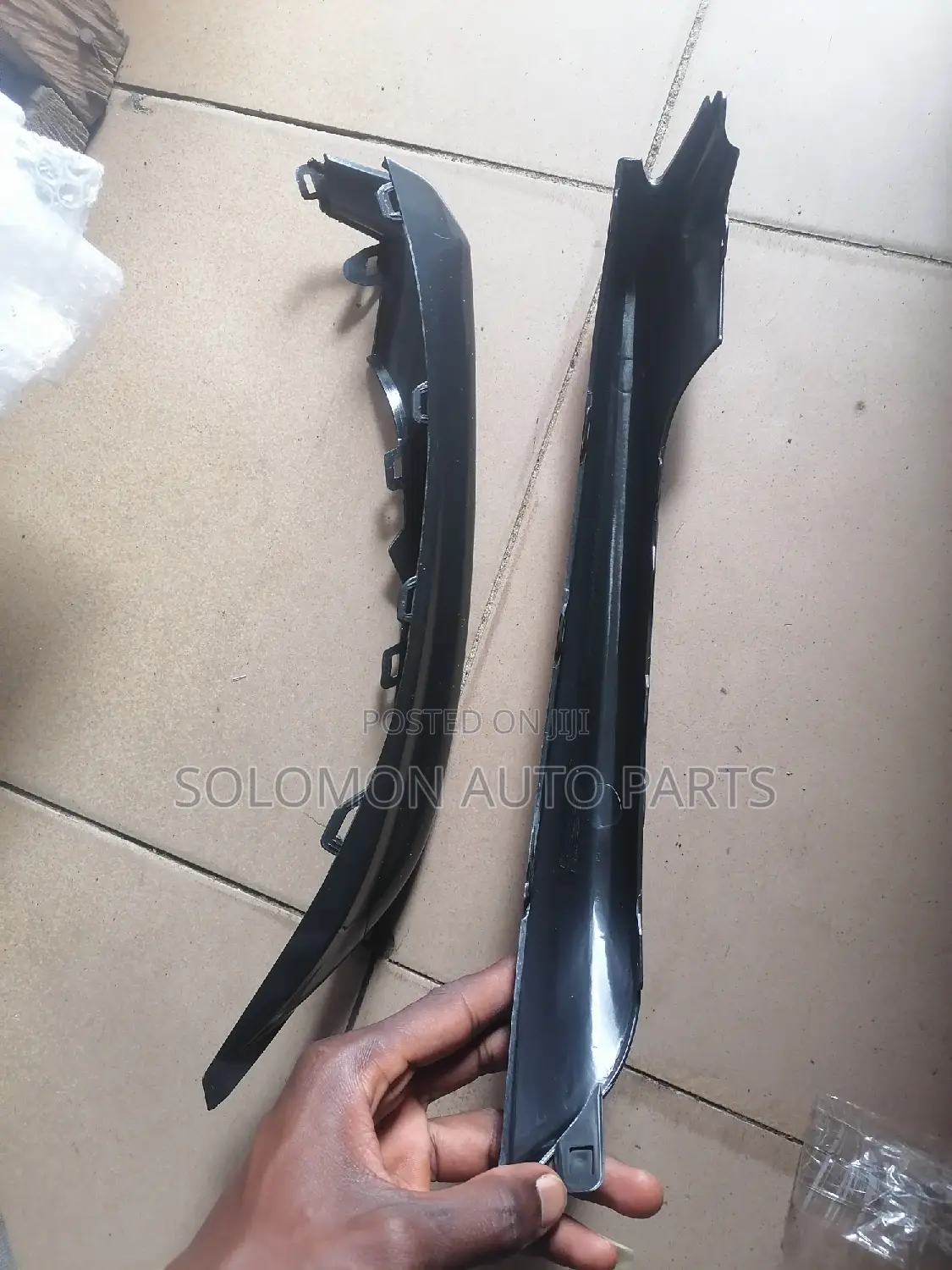 Camry 2017 2018 2920 Front Down Bumper Ends Chrome Set