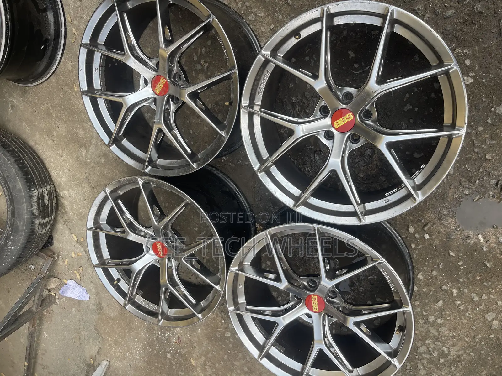 20-Inch BBS ,Staggered Pencil Chrome
