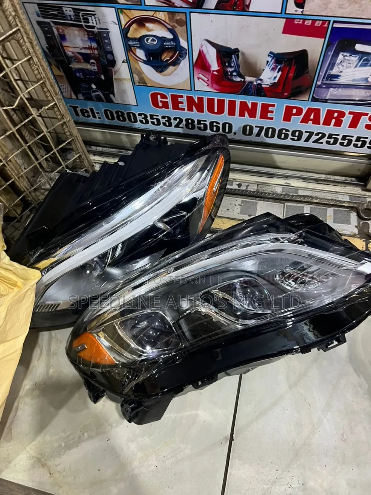 Complete Set Of Head Lamp Mercedes Benz Gle 2018 Model