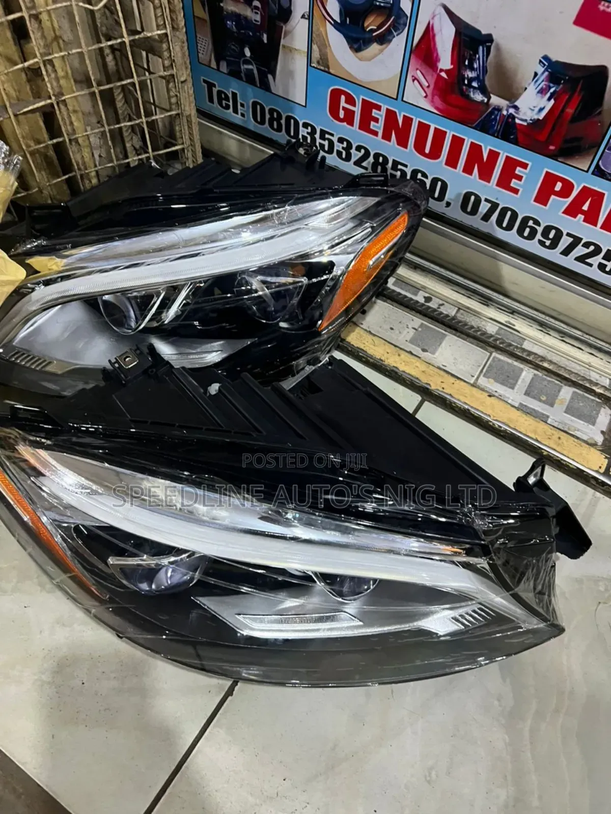 Complete Set Of Head Lamp Mercedes Benz Gle 2018 Model